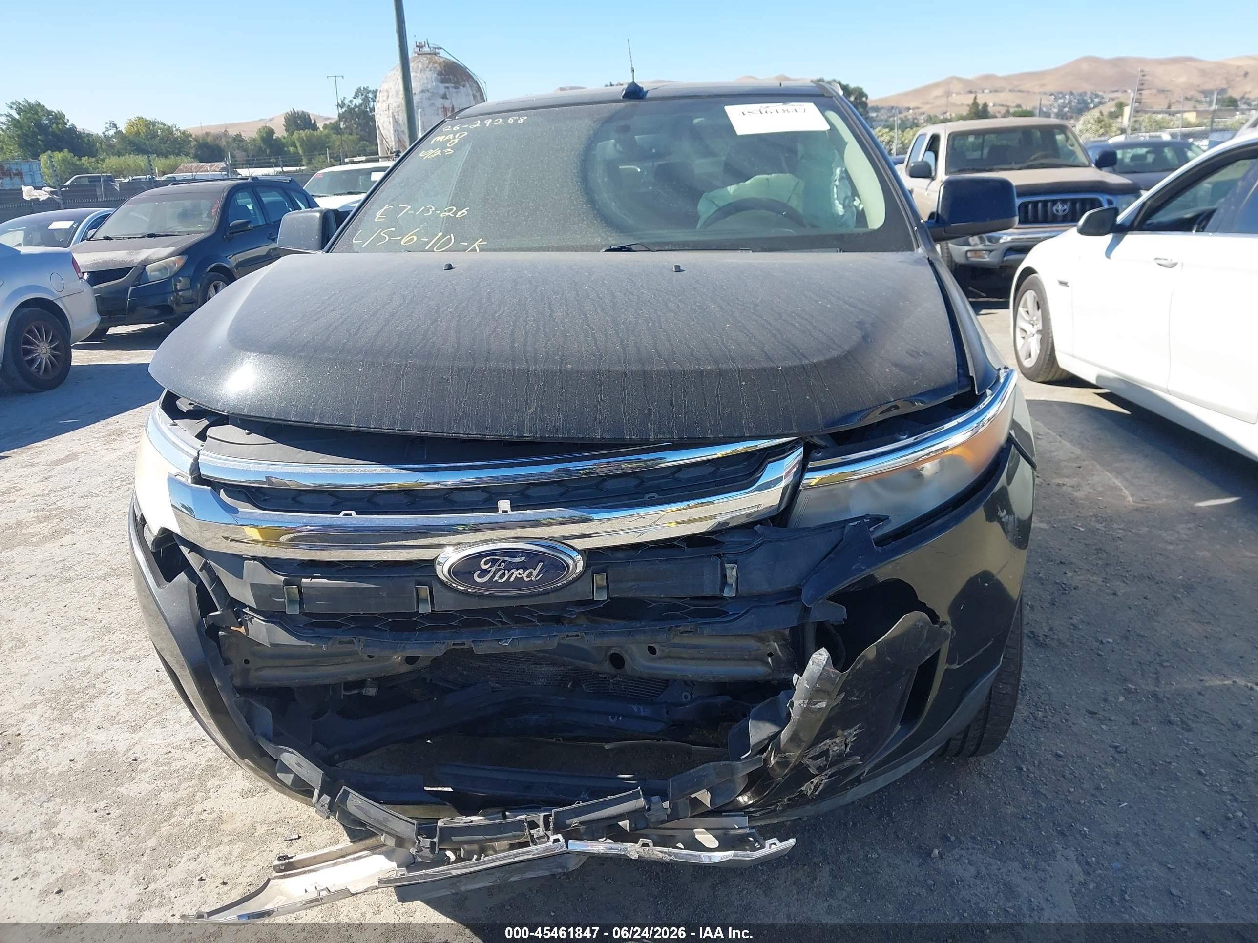 2011 Ford Edge Sel Black vin: 2FMDK4JC2BBA79406