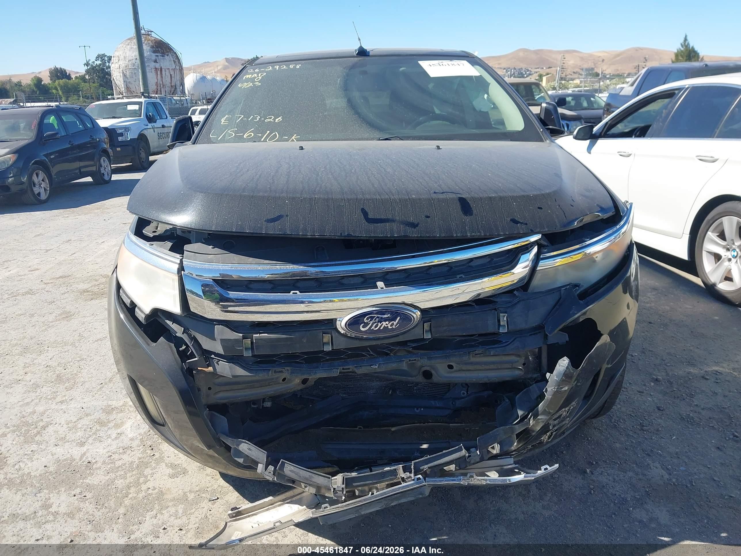 2011 Ford Edge Sel Black vin: 2FMDK4JC2BBA79406