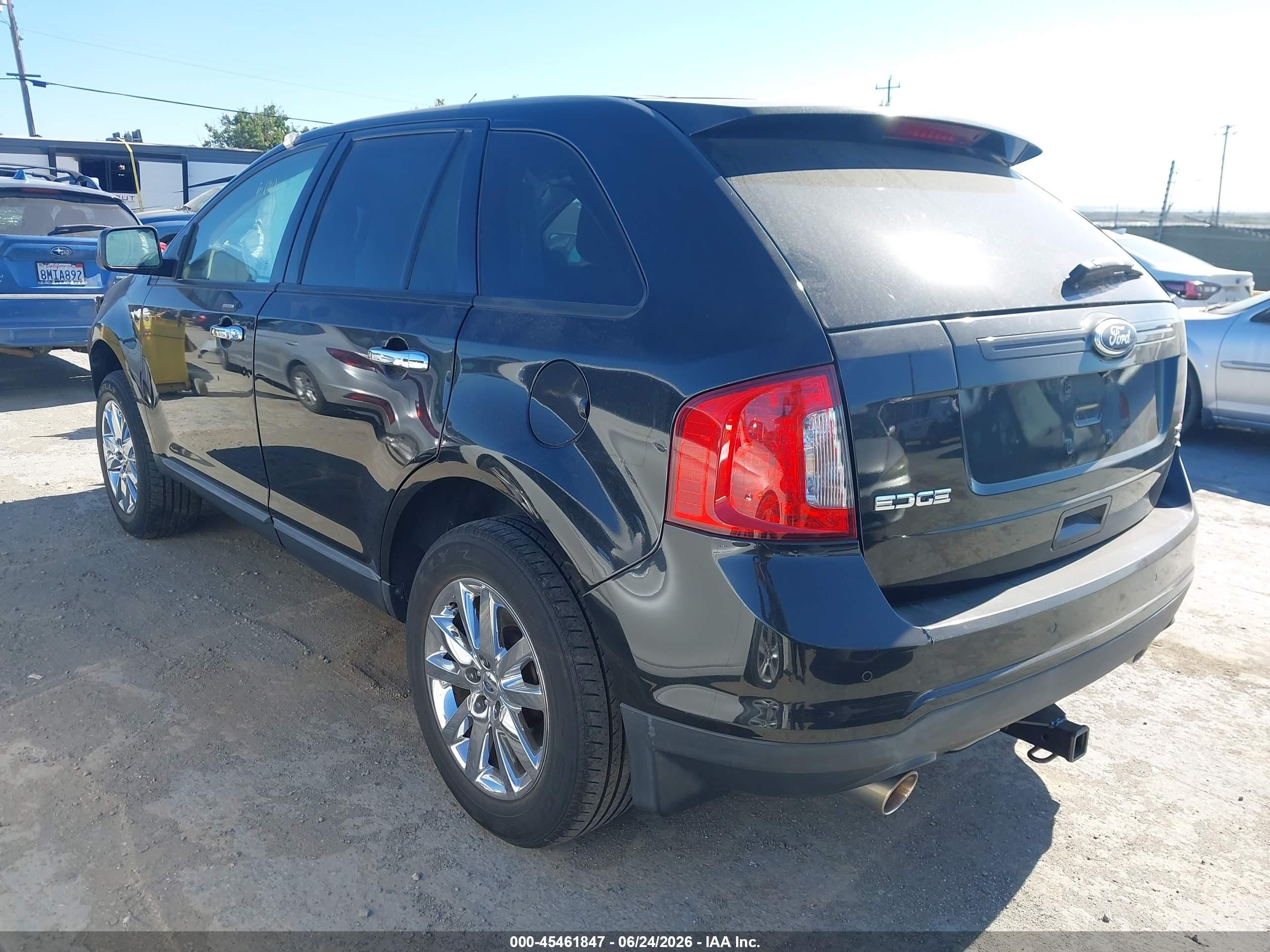 2011 Ford Edge Sel Black vin: 2FMDK4JC2BBA79406