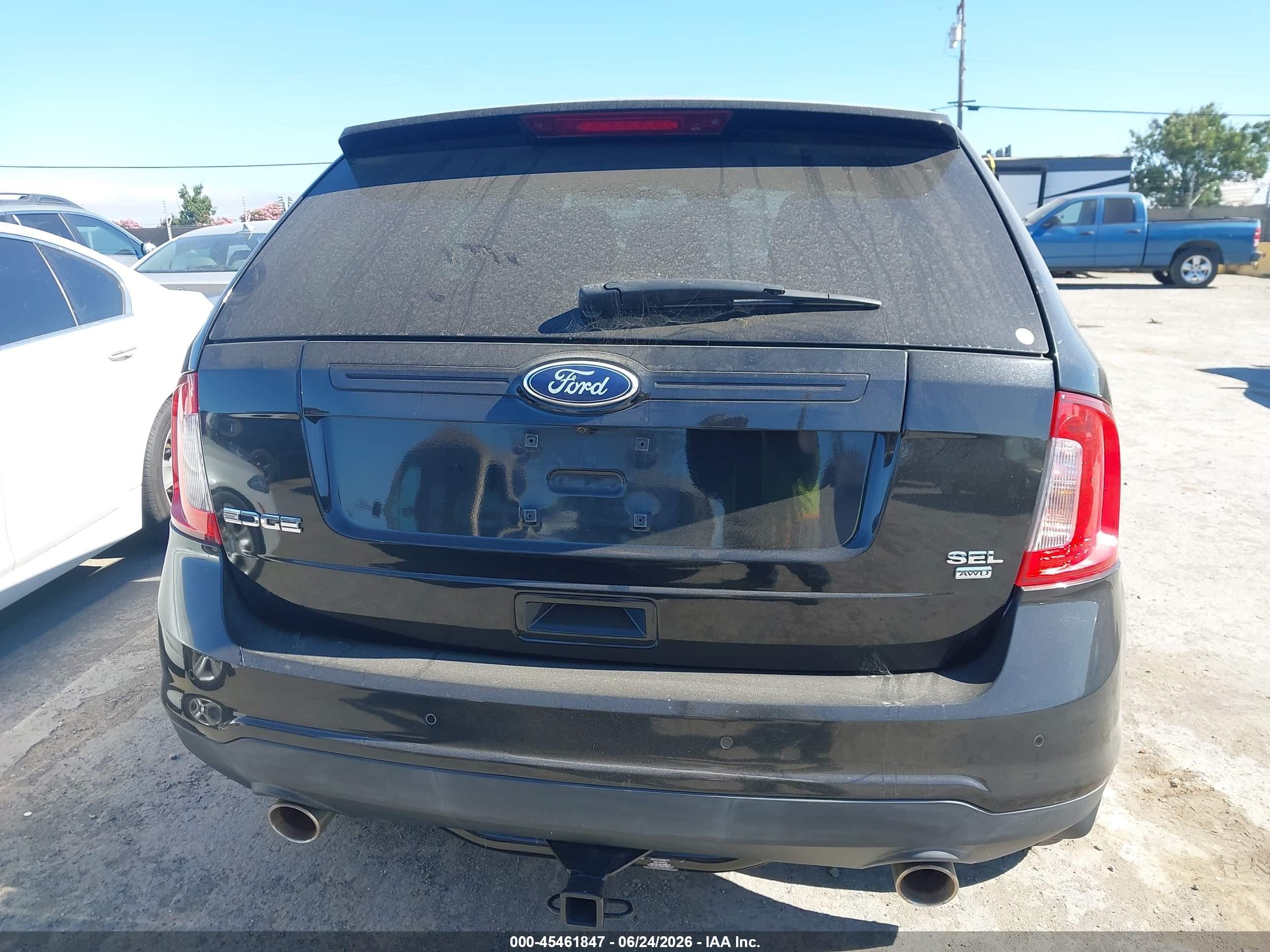 2011 Ford Edge Sel Black vin: 2FMDK4JC2BBA79406