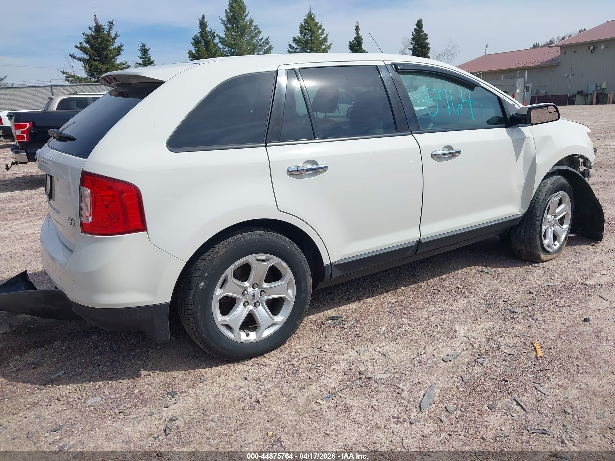 2011 Ford Edge Sel White vin: 2FMDK4JC2BBA90938