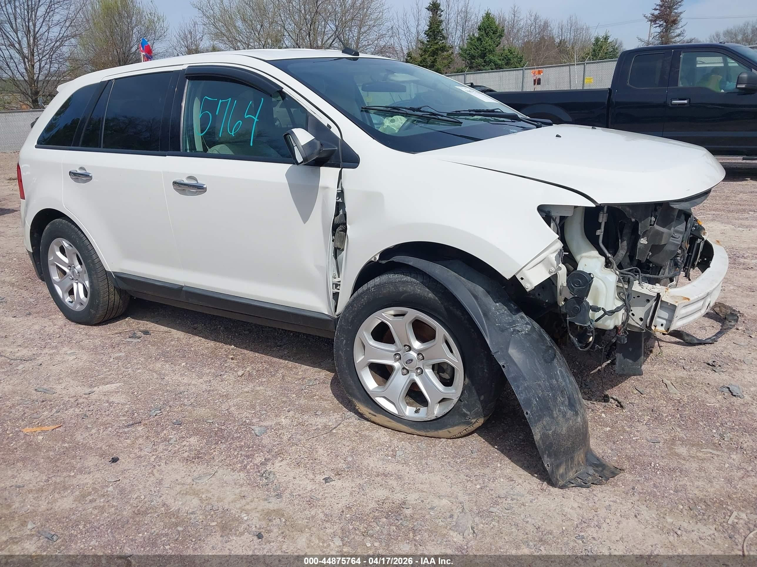2011 Ford Edge Sel White vin: 2FMDK4JC2BBA90938