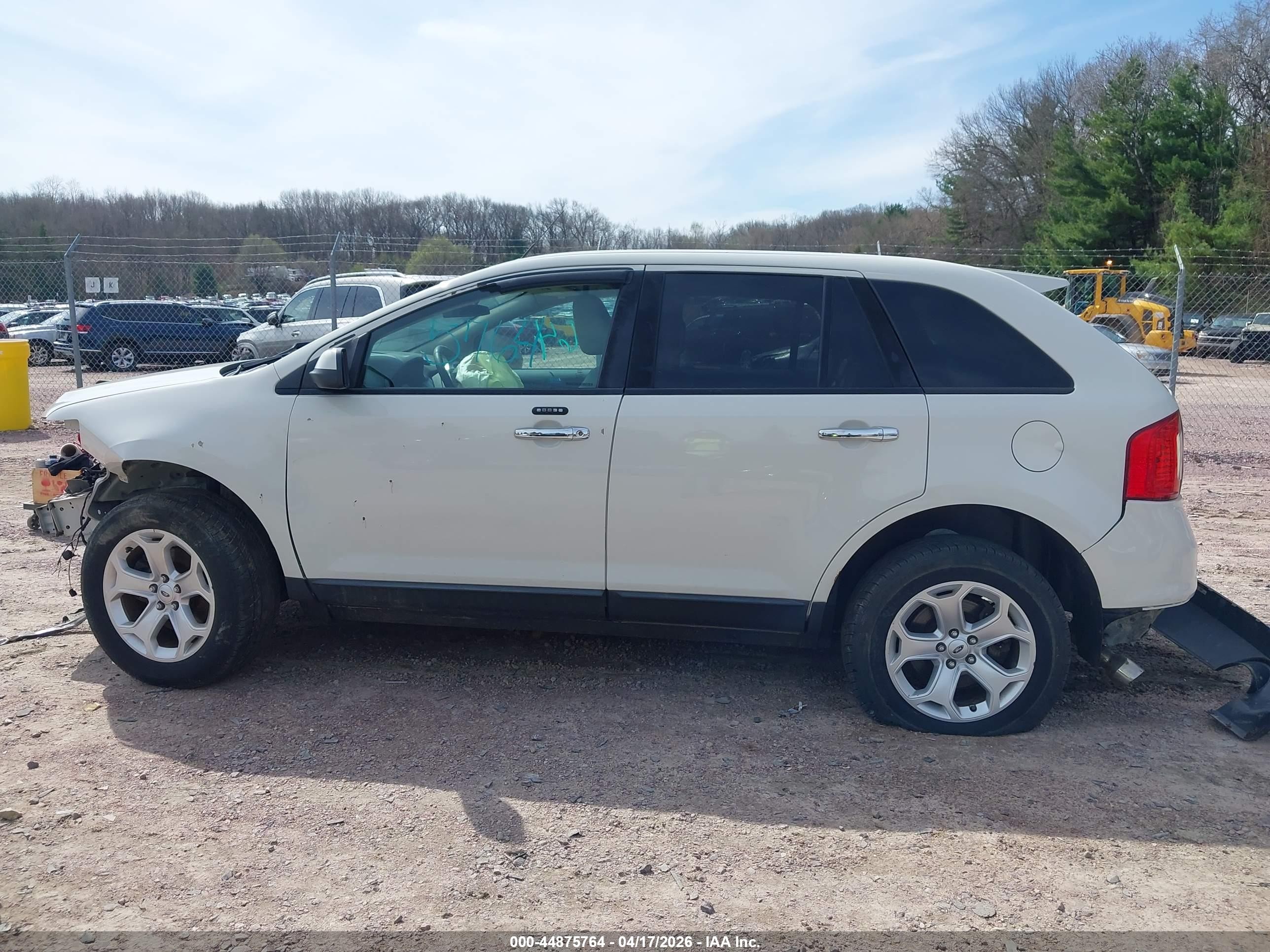 2011 Ford Edge Sel White vin: 2FMDK4JC2BBA90938