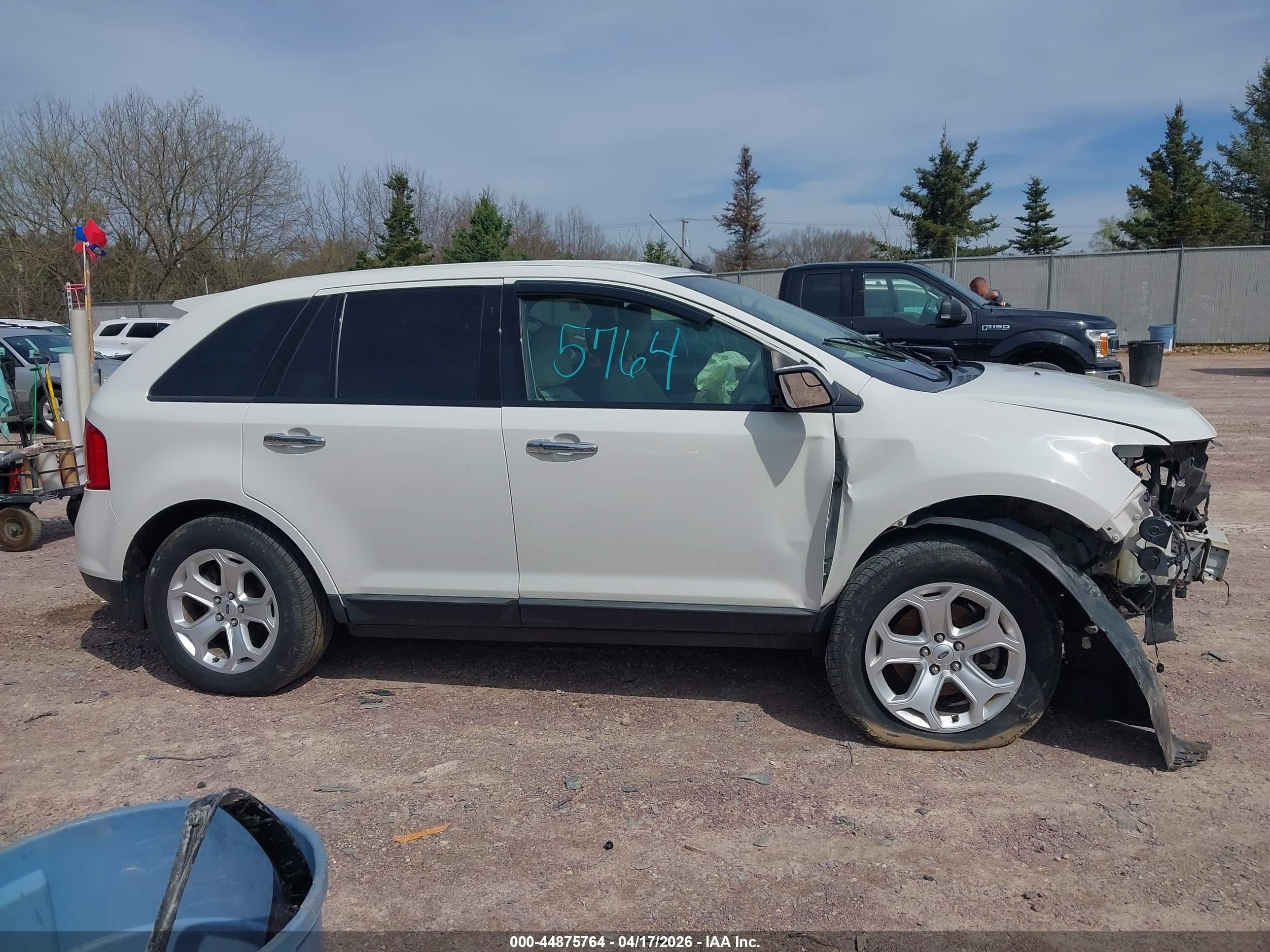 2011 Ford Edge Sel White vin: 2FMDK4JC2BBA90938