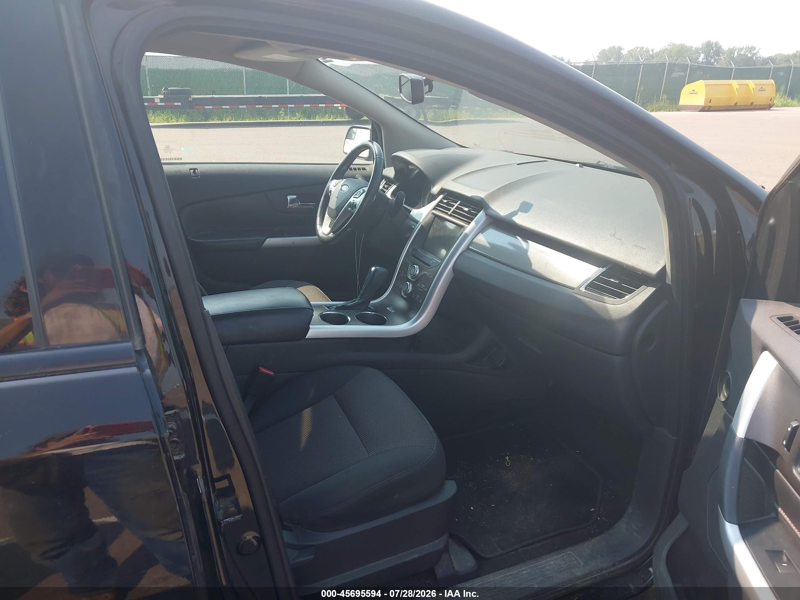 2011 Ford Edge Sel Black vin: 2FMDK4JC2BBB50894