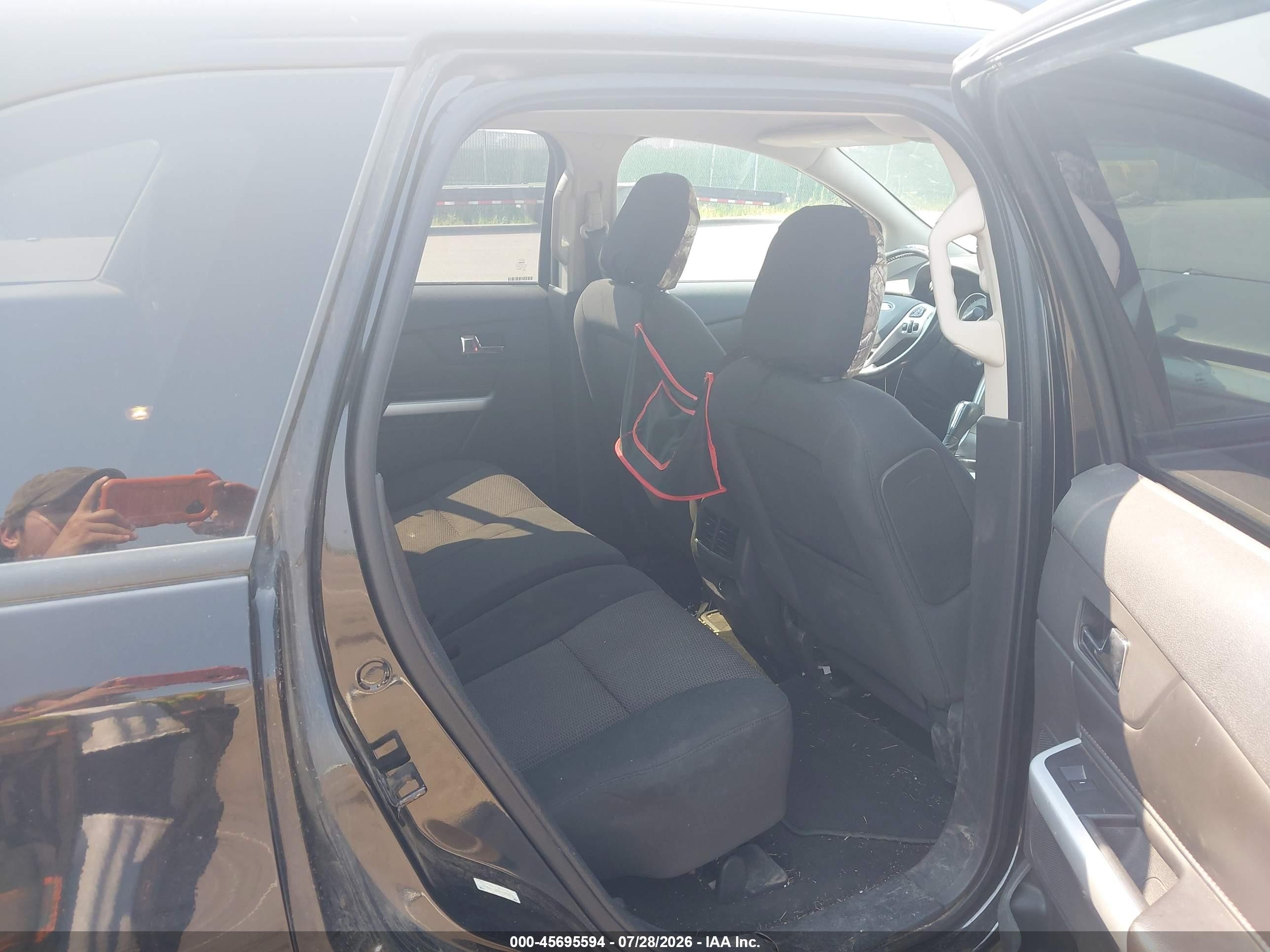 2011 Ford Edge Sel Black vin: 2FMDK4JC2BBB50894