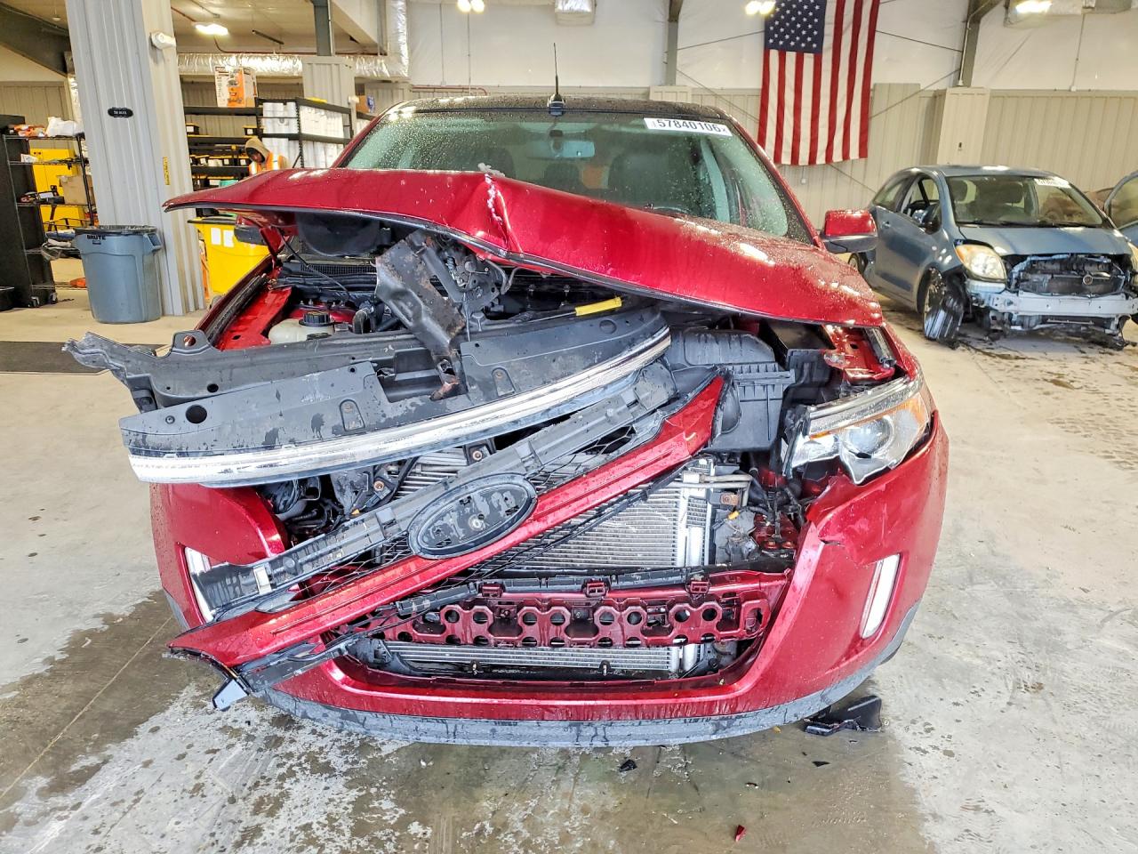 2013 Ford Edge Sel Красный vin: 2FMDK4JC2DBA39412