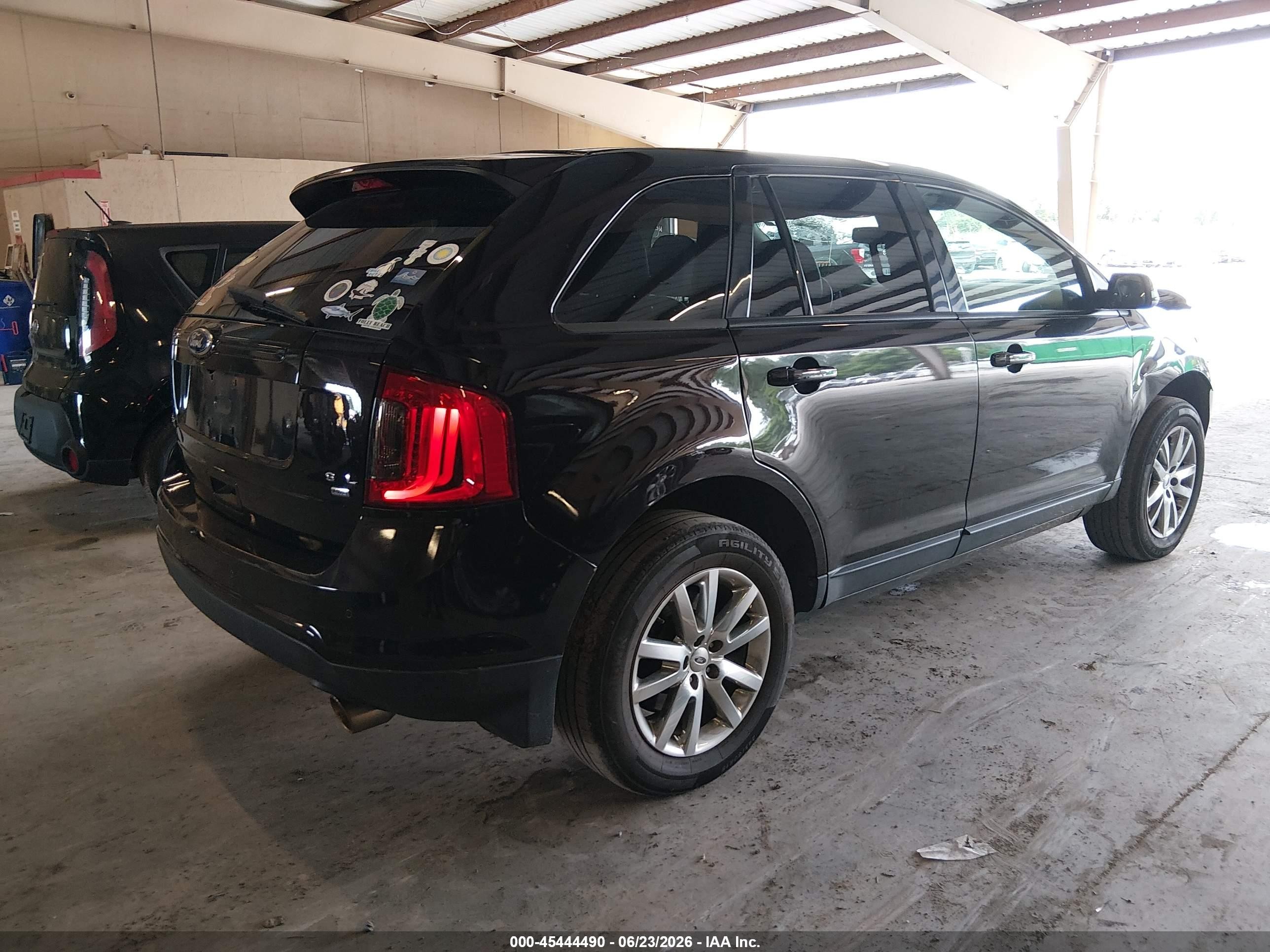 2013 Ford Edge Sel Black vin: 2FMDK4JC2DBA46926