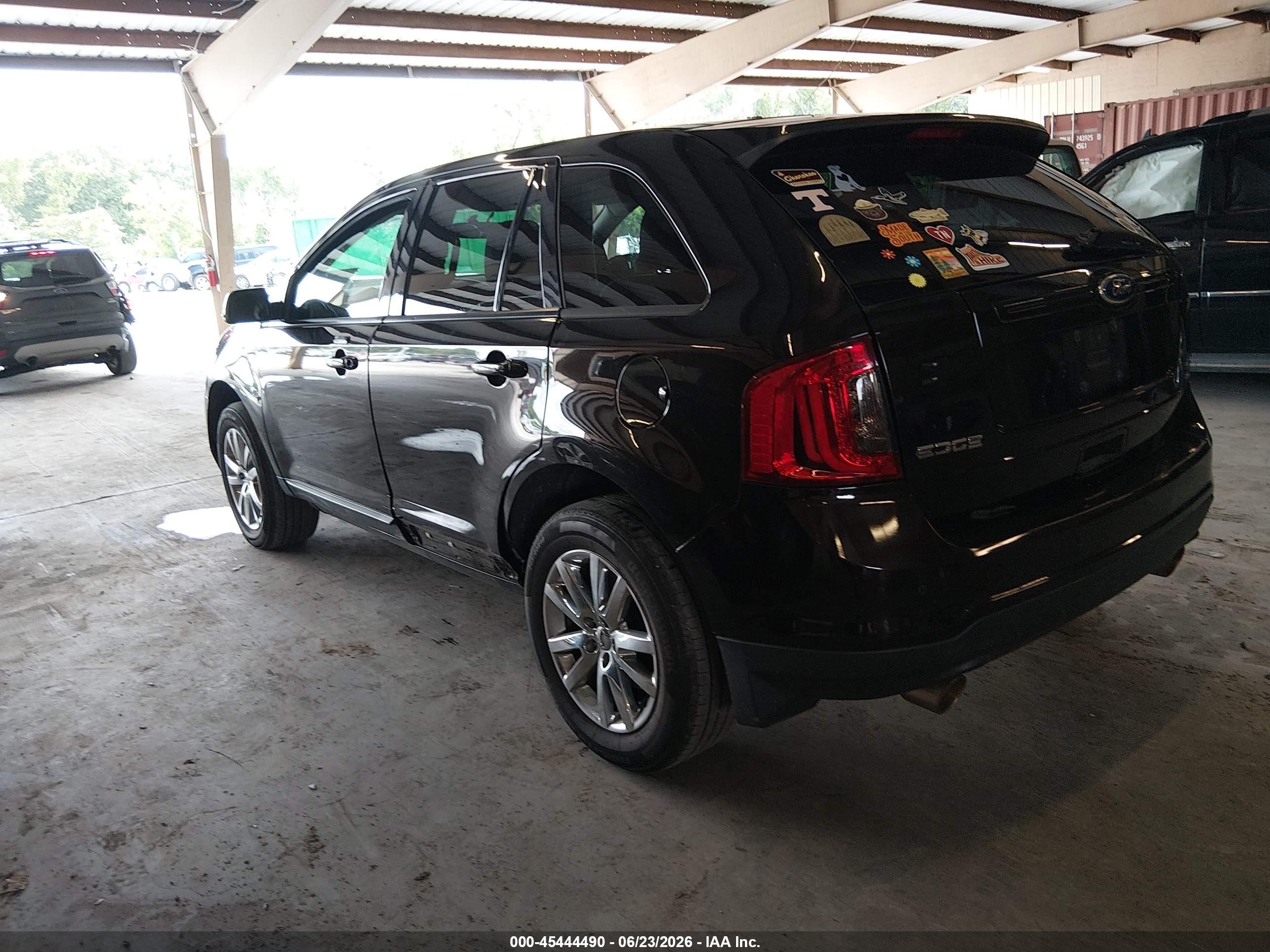 2013 Ford Edge Sel Black vin: 2FMDK4JC2DBA46926