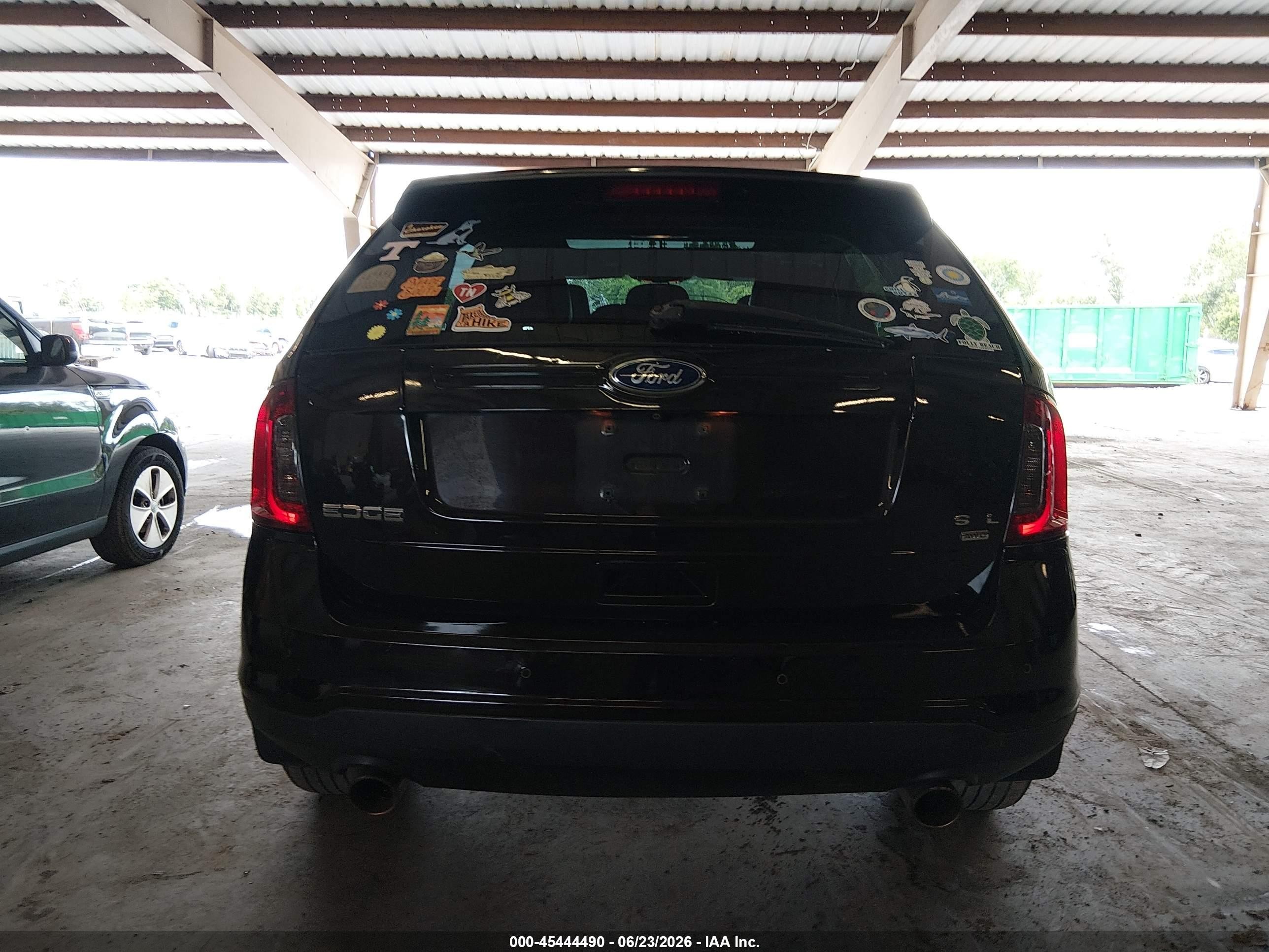 2013 Ford Edge Sel Black vin: 2FMDK4JC2DBA46926