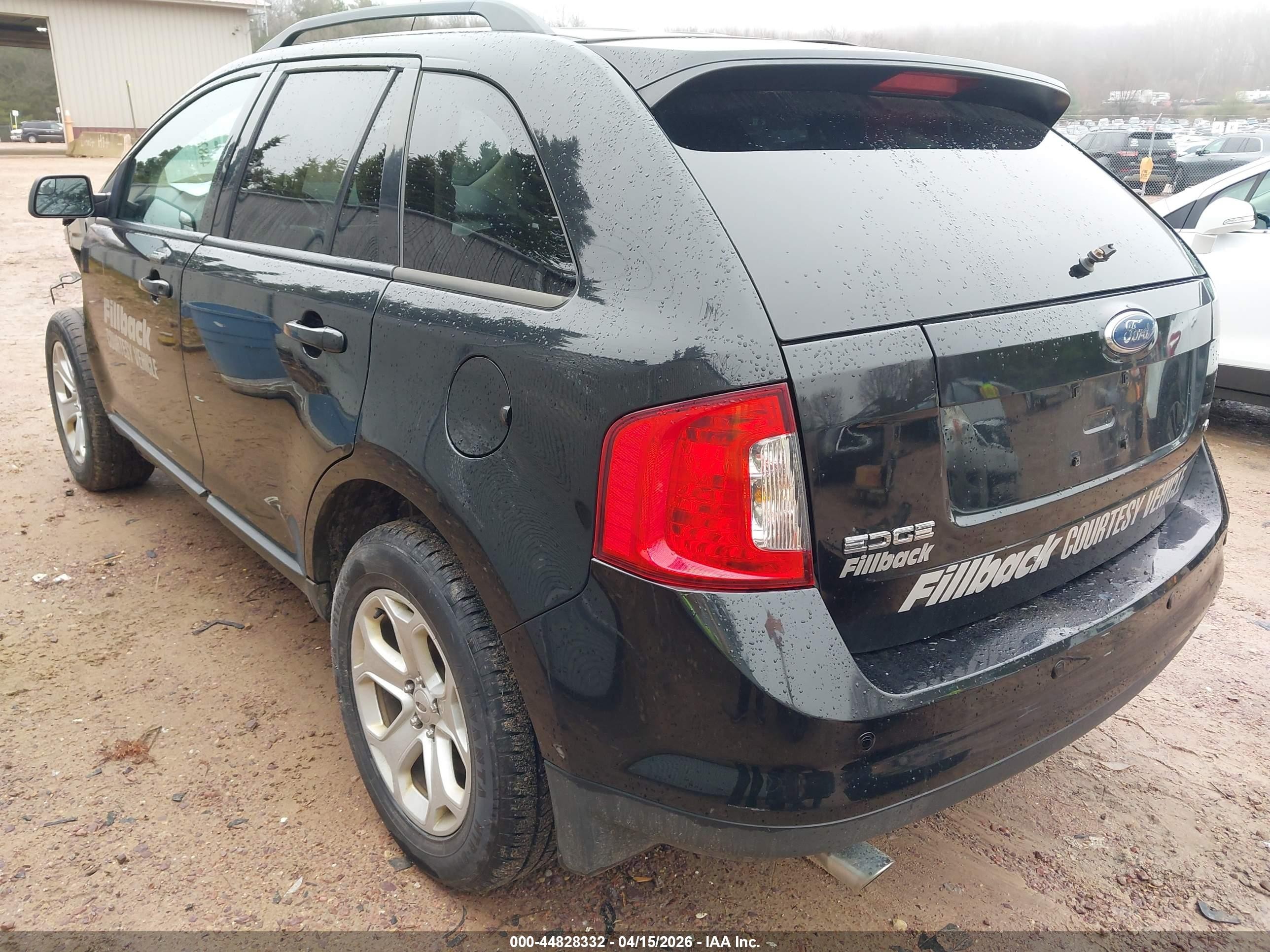 2013 Ford Edge Sel Черный vin: 2FMDK4JC2DBA49048