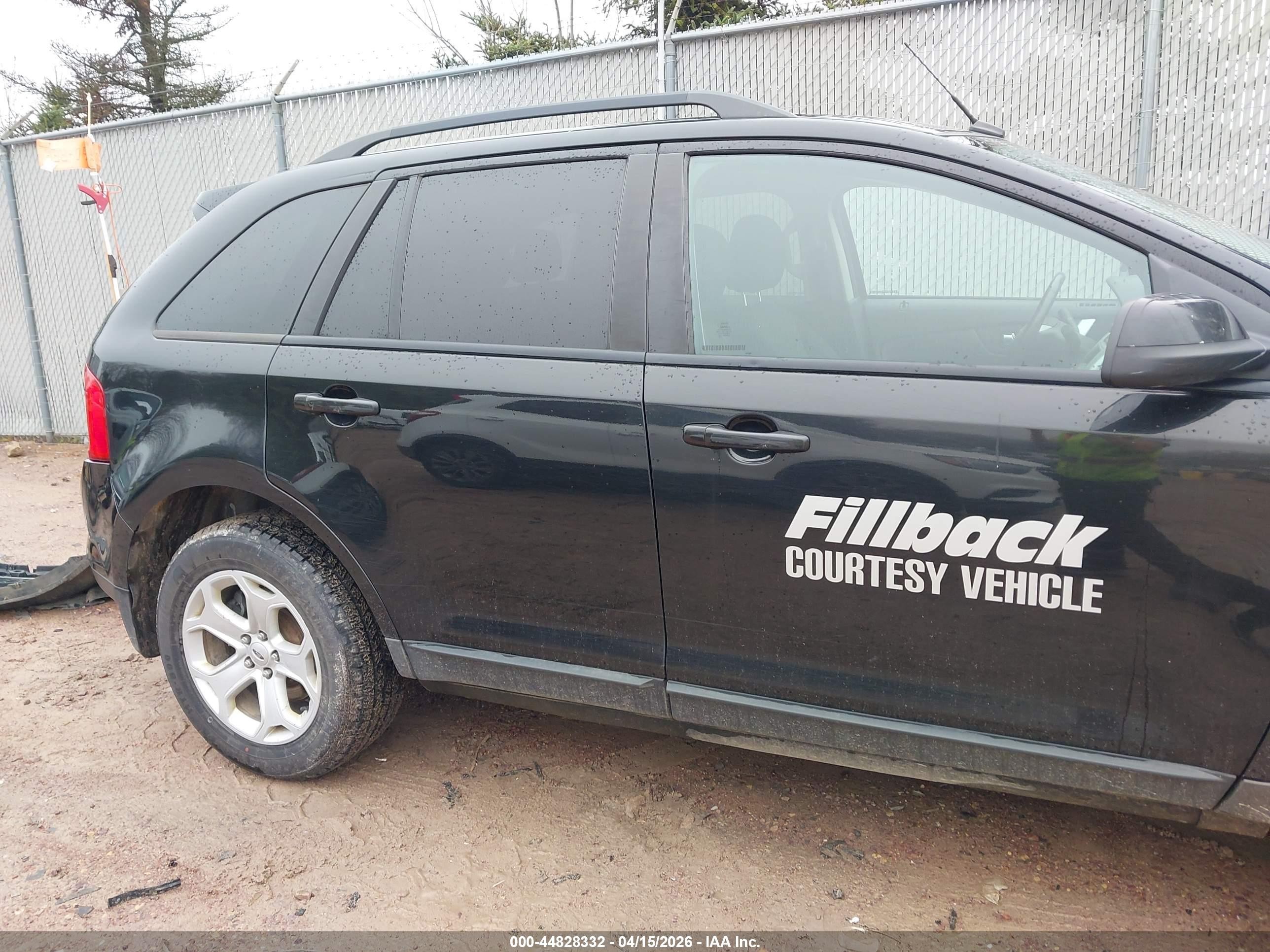 2013 Ford Edge Sel Черный vin: 2FMDK4JC2DBA49048
