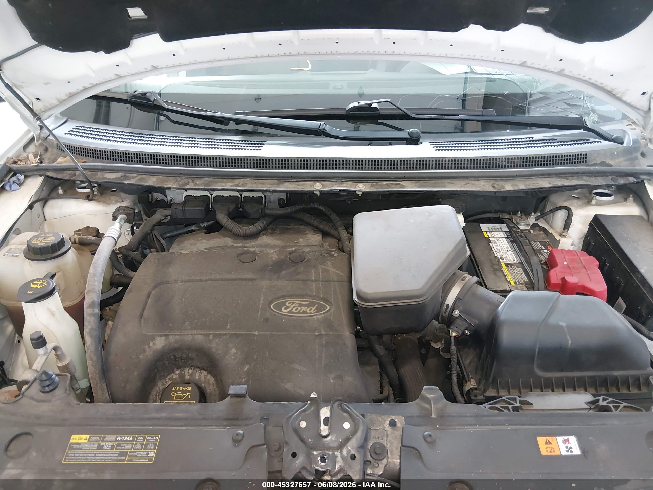 2013 Ford Edge Sel Белый vin: 2FMDK4JC2DBB18398