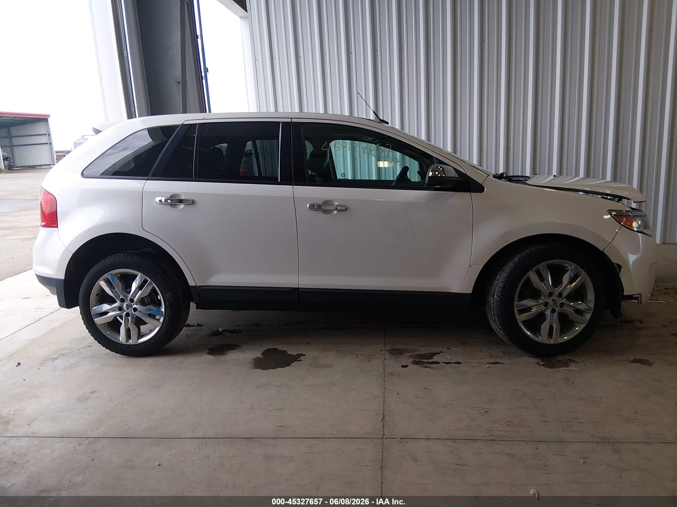 2013 Ford Edge Sel Белый vin: 2FMDK4JC2DBB18398