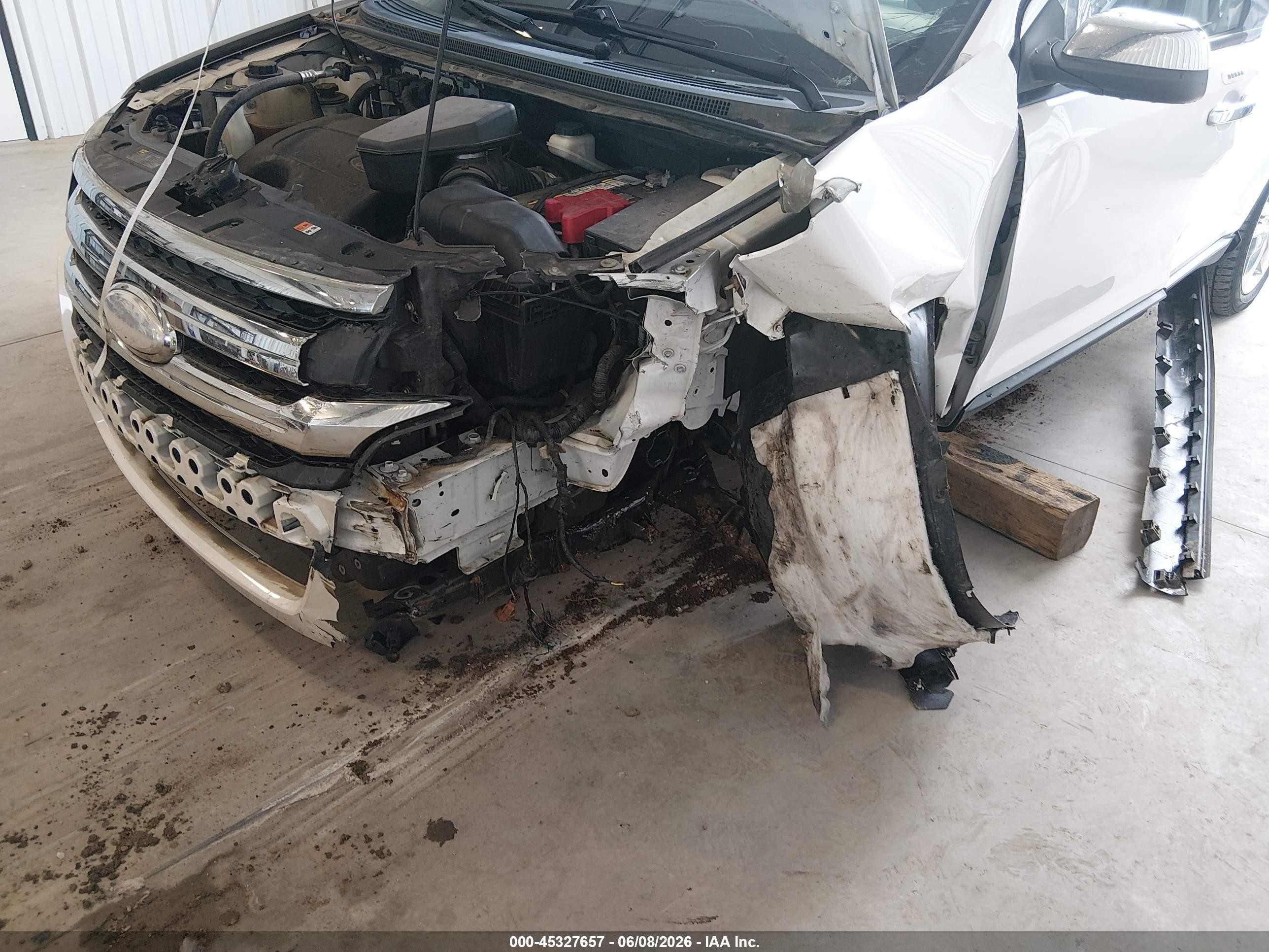2013 Ford Edge Sel Белый vin: 2FMDK4JC2DBB18398