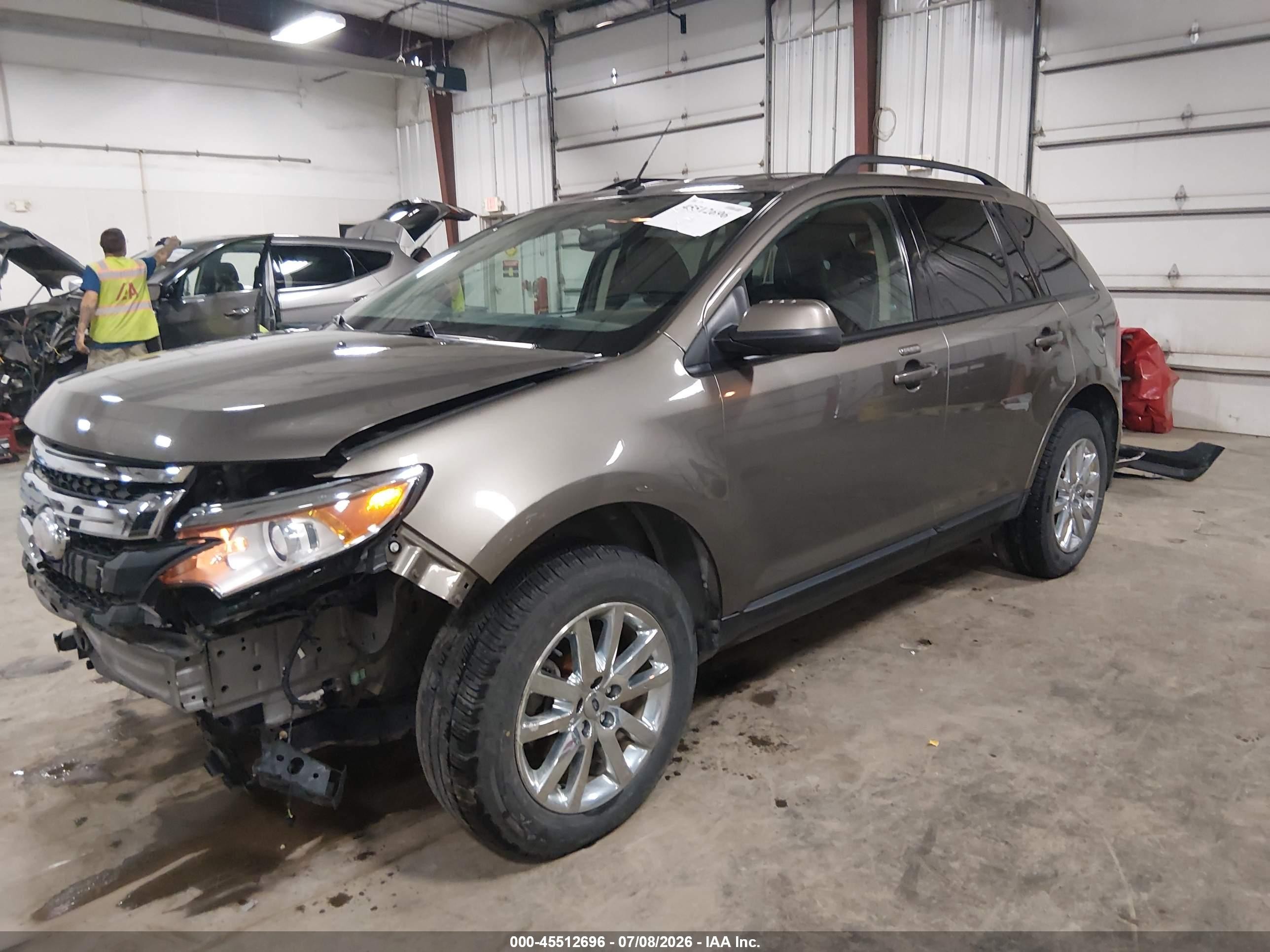 2013 Ford Edge Sel Коричневый vin: 2FMDK4JC2DBB21897