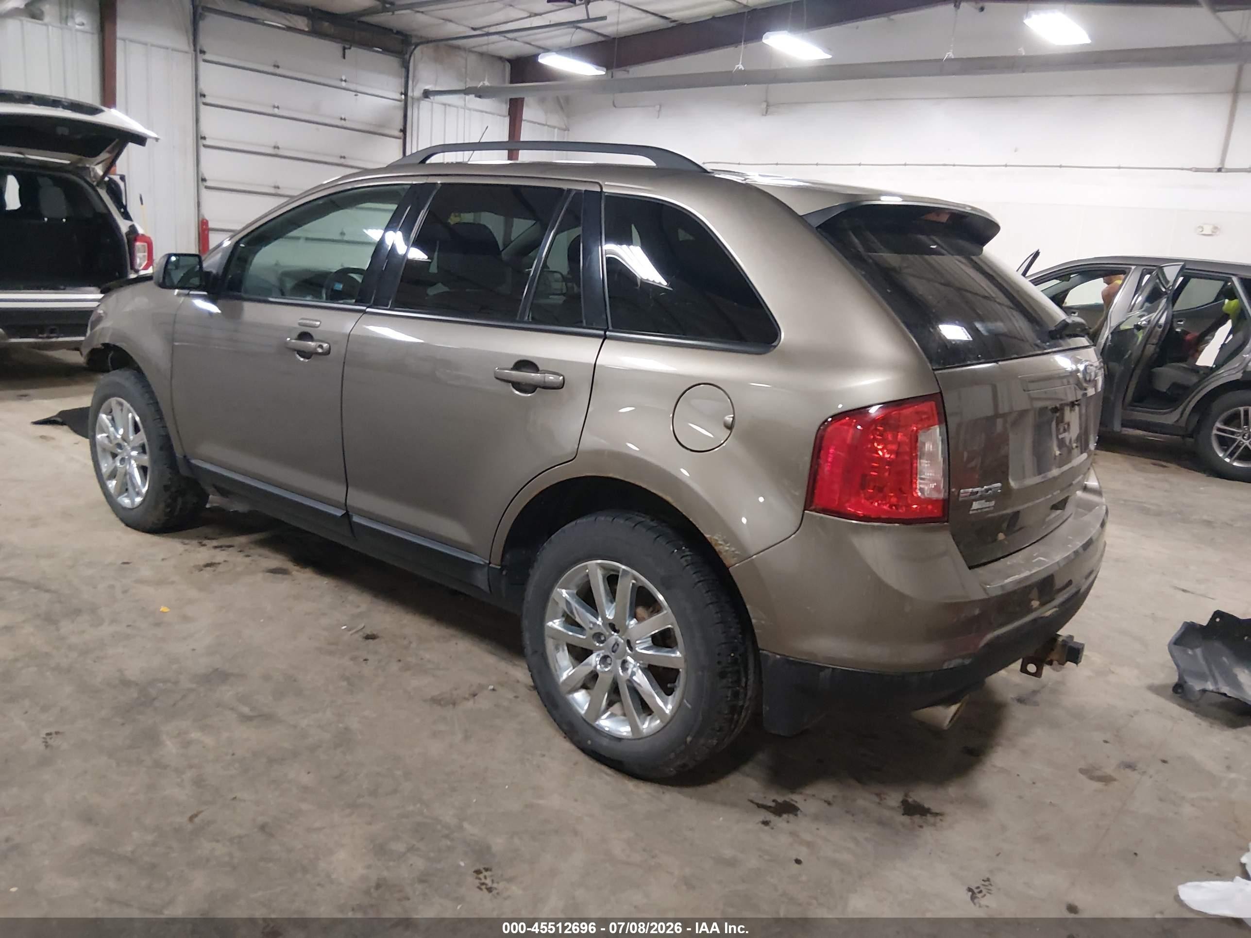 2013 Ford Edge Sel Коричневый vin: 2FMDK4JC2DBB21897