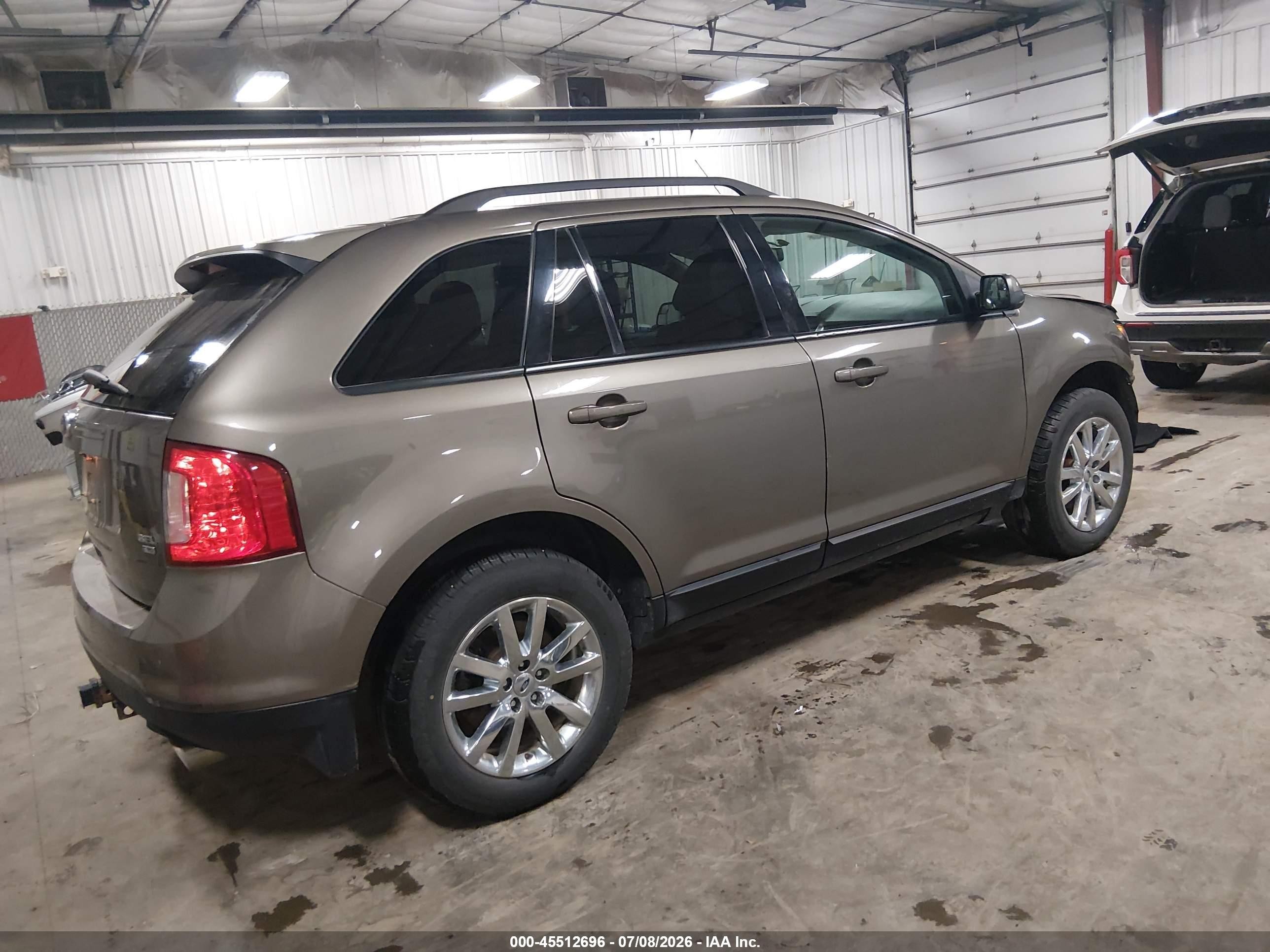 2013 Ford Edge Sel Коричневый vin: 2FMDK4JC2DBB21897