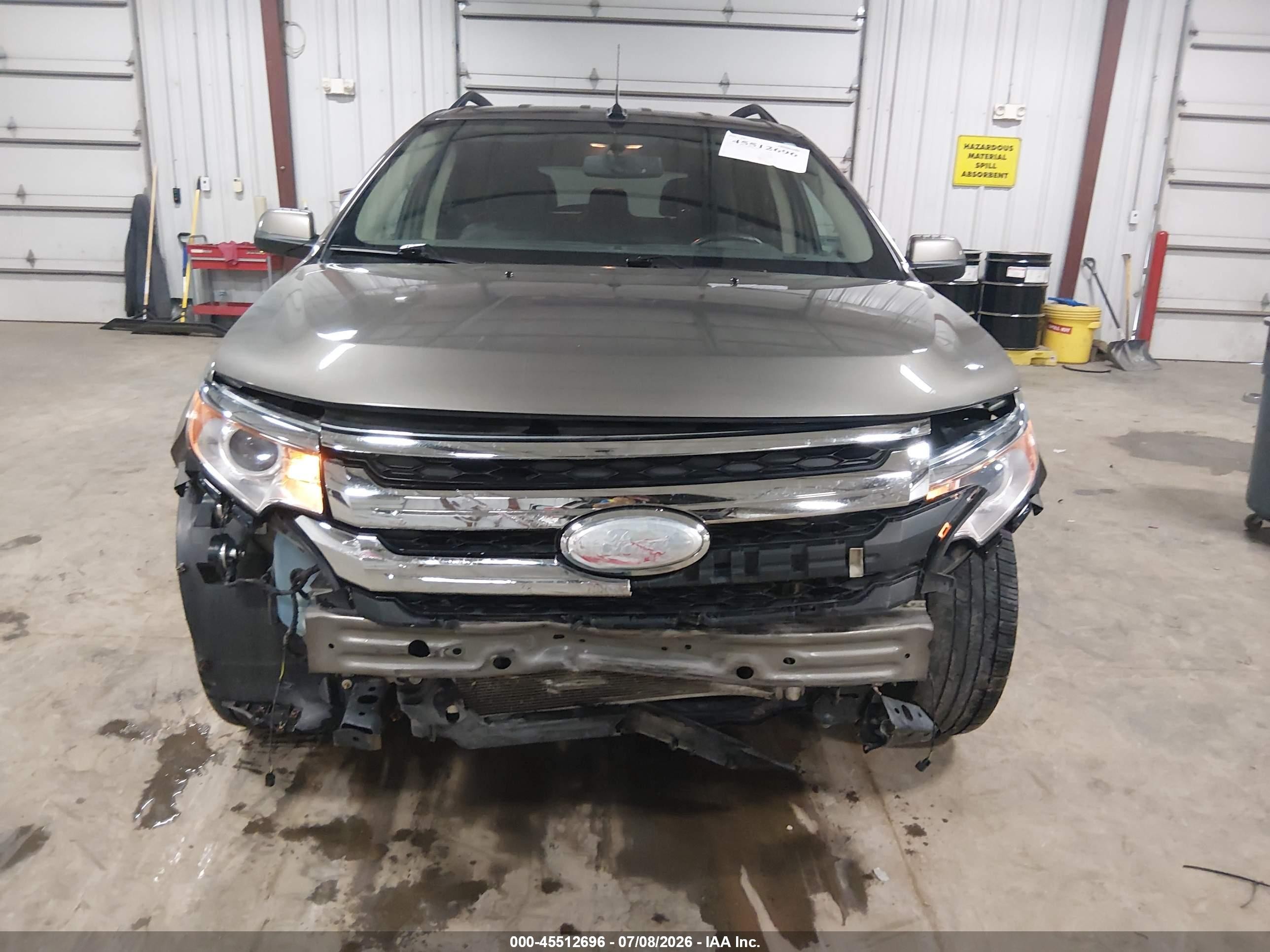 2013 Ford Edge Sel Коричневый vin: 2FMDK4JC2DBB21897