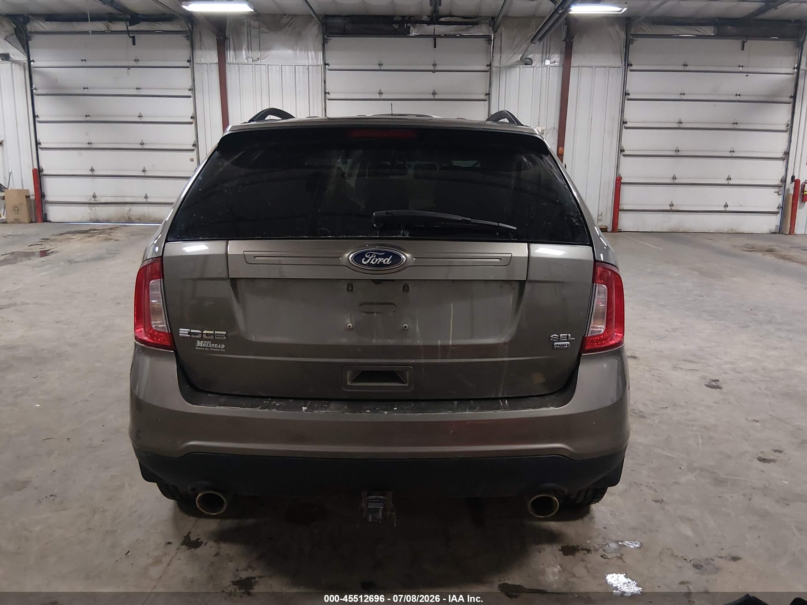 2013 Ford Edge Sel Коричневый vin: 2FMDK4JC2DBB21897