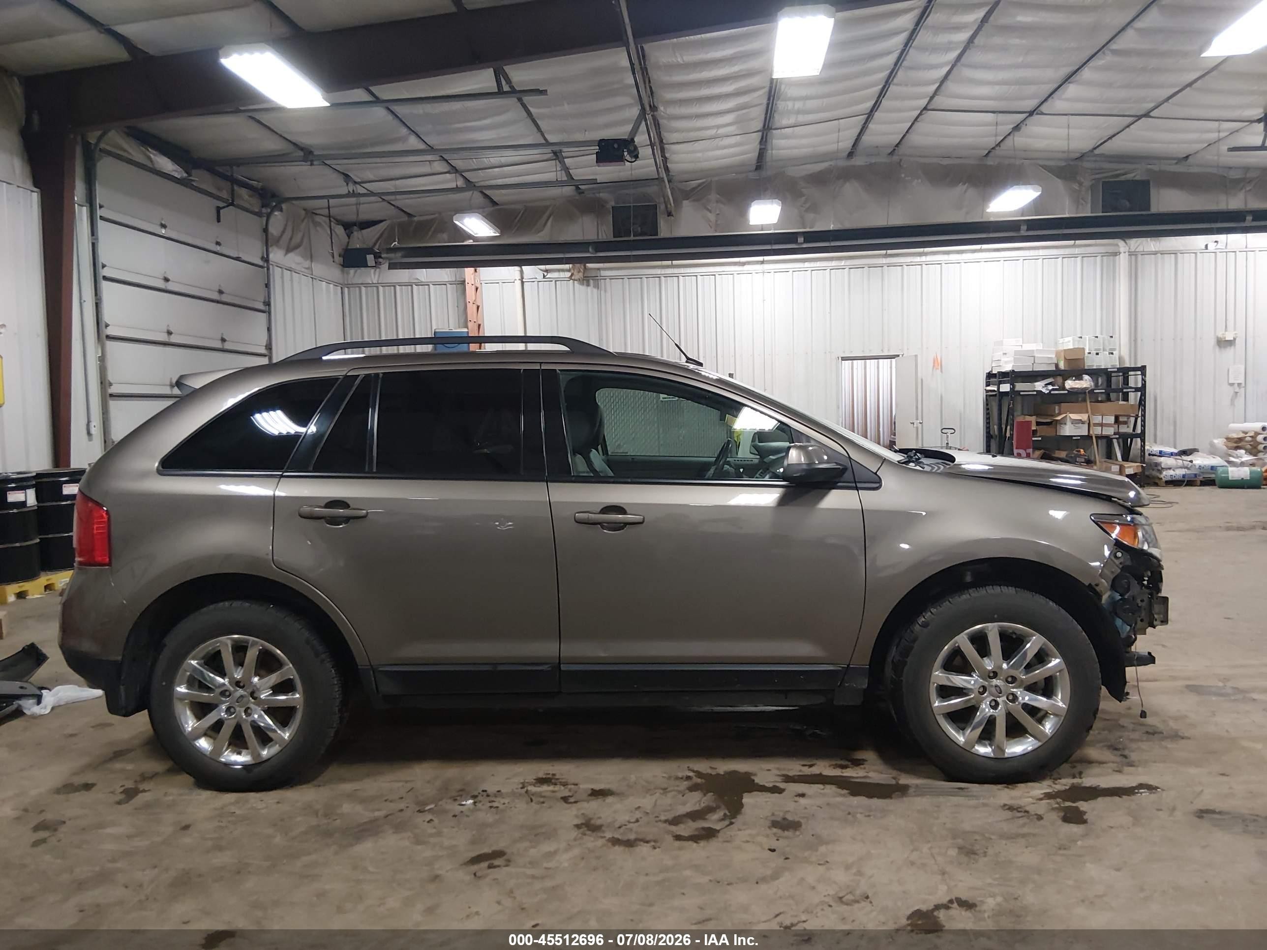 2013 Ford Edge Sel Коричневый vin: 2FMDK4JC2DBB21897