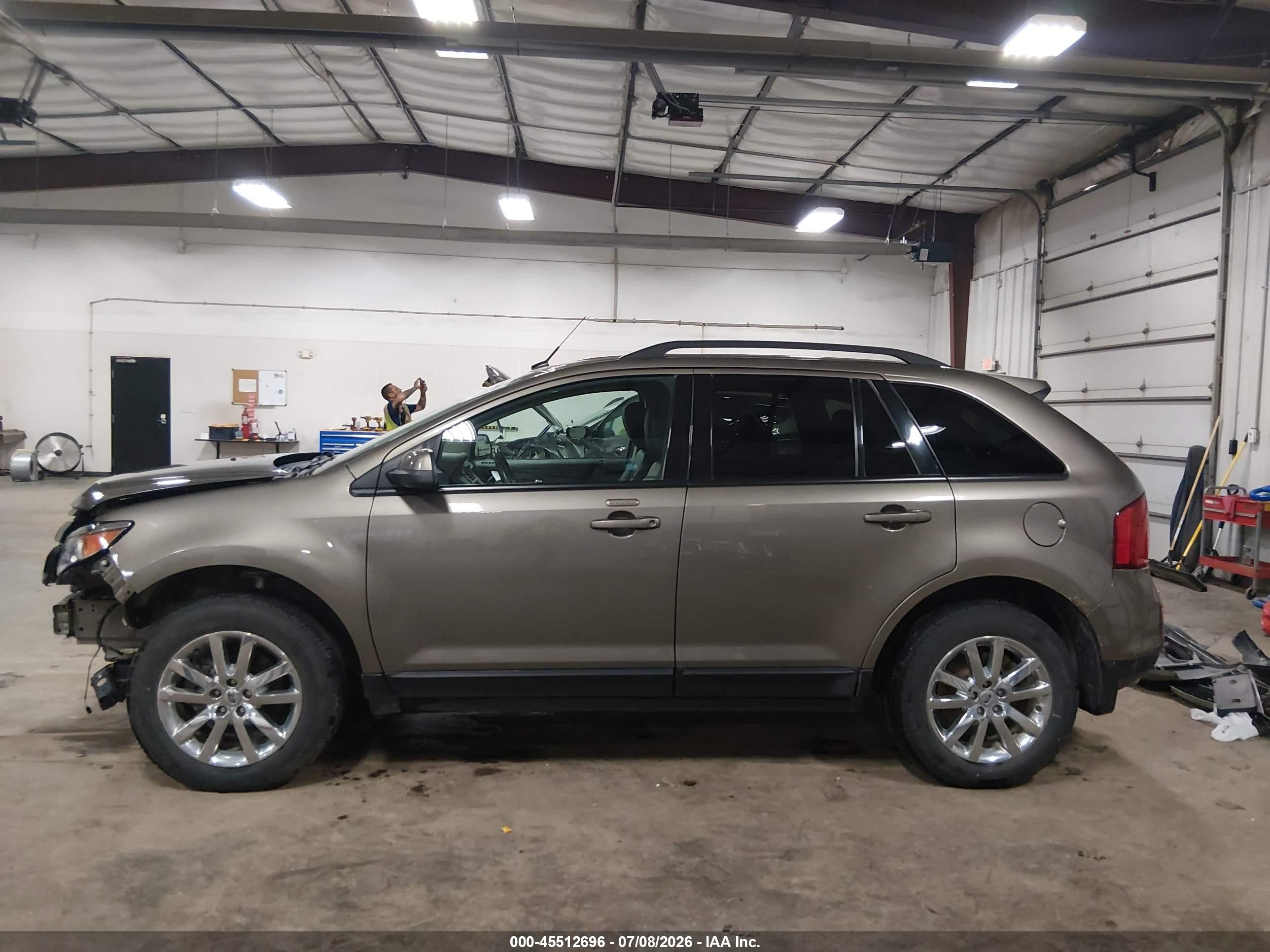 2013 Ford Edge Sel Коричневый vin: 2FMDK4JC2DBB21897