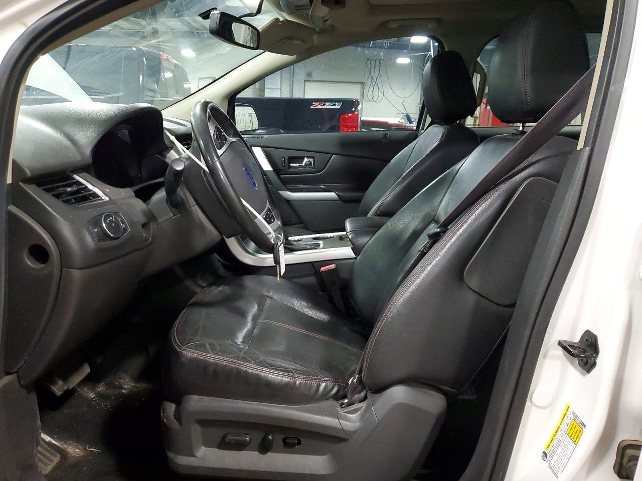 2013 Ford Edge Sel White vin: 2FMDK4JC2DBB44855