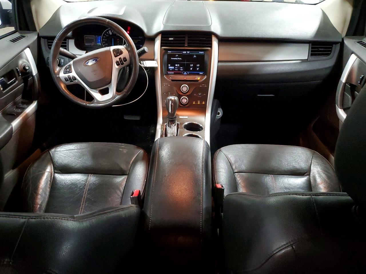 2013 Ford Edge Sel White vin: 2FMDK4JC2DBB44855