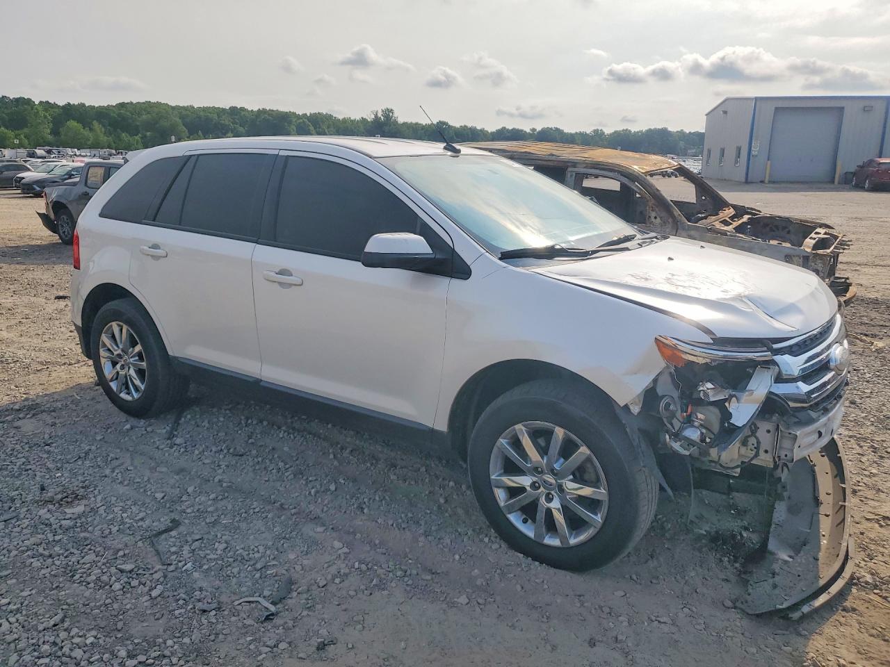 2013 Ford Edge Sel White vin: 2FMDK4JC2DBB56455