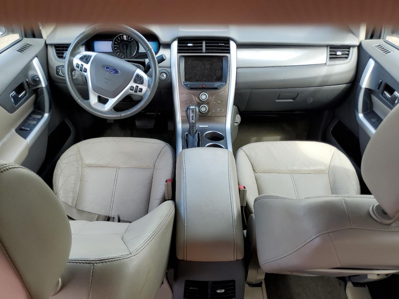 2013 Ford Edge Sel White vin: 2FMDK4JC2DBB85440