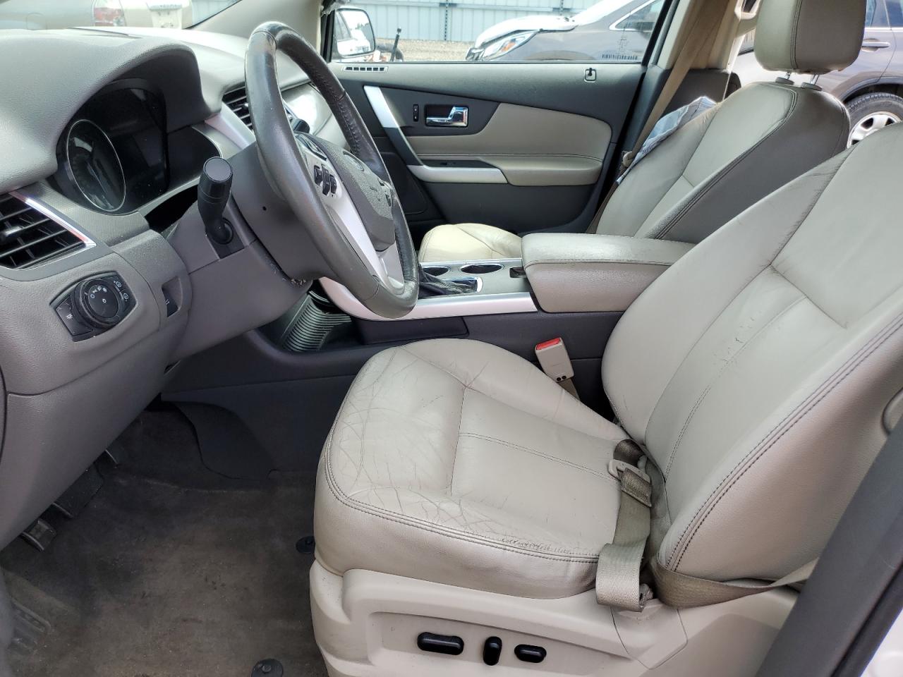 2013 Ford Edge Sel White vin: 2FMDK4JC2DBB85440