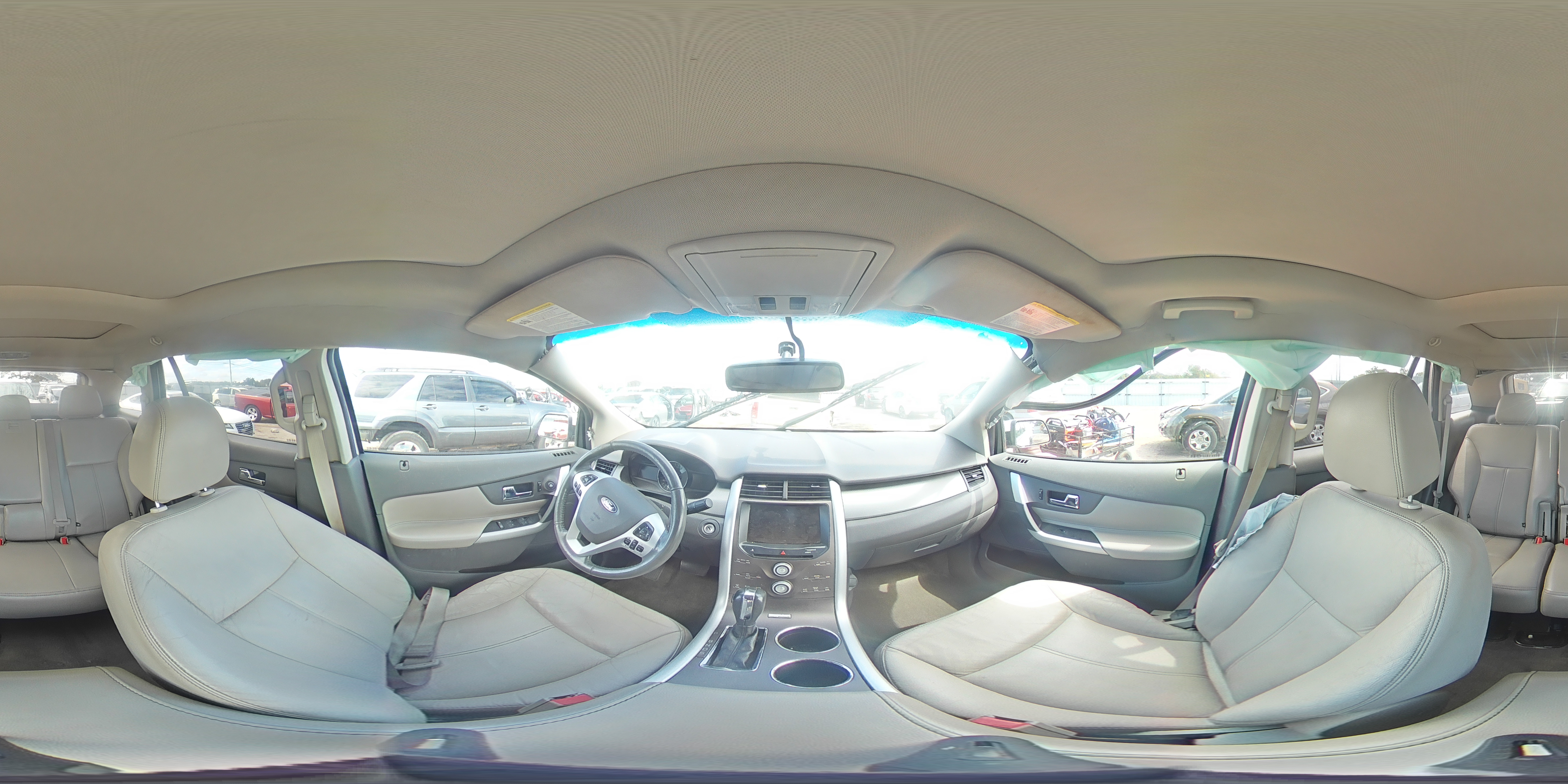 2013 Ford Edge Sel White vin: 2FMDK4JC2DBB85440
