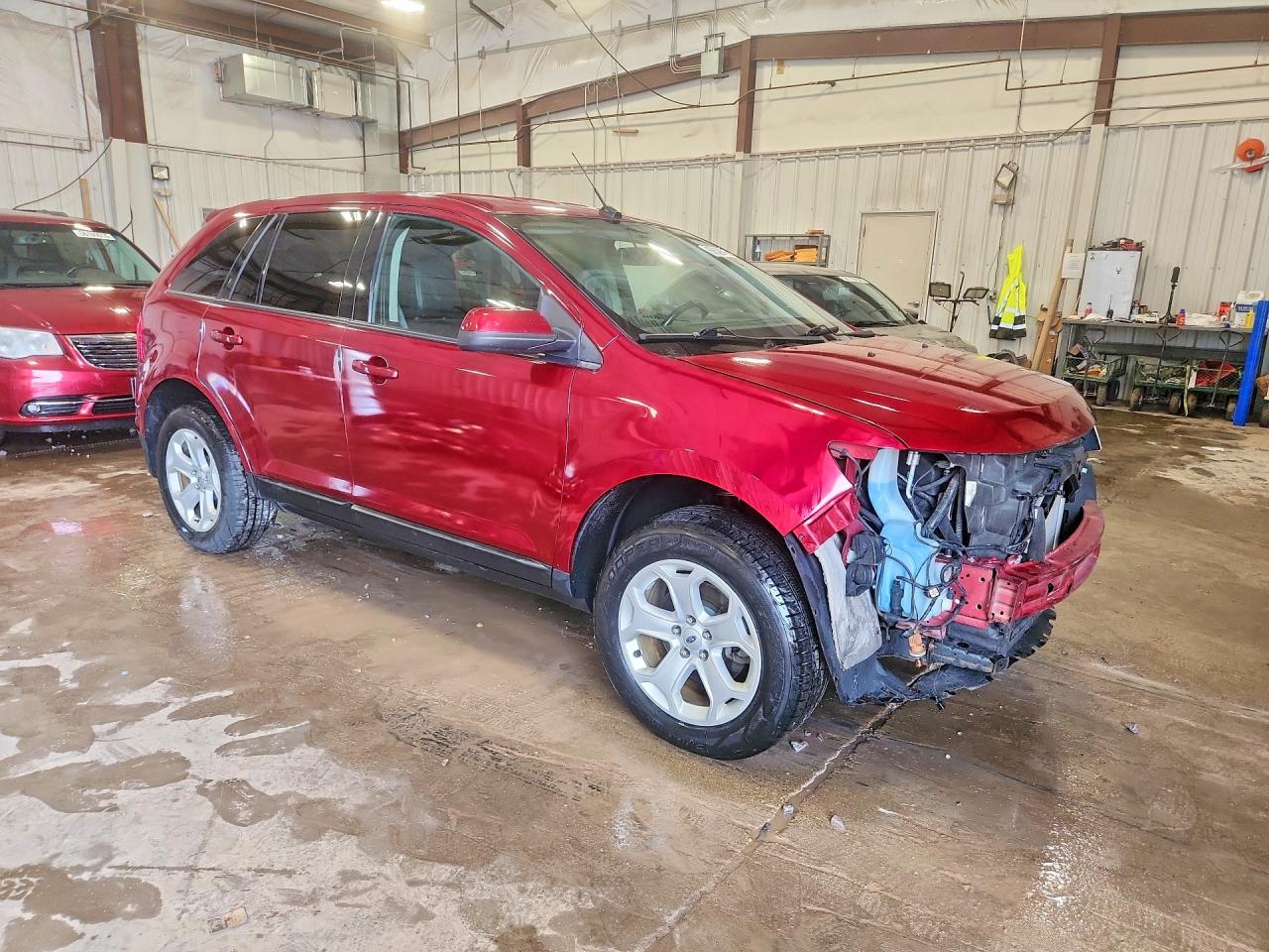 2013 Ford Edge Sel Темно-бордовый vin: 2FMDK4JC2DBE11427