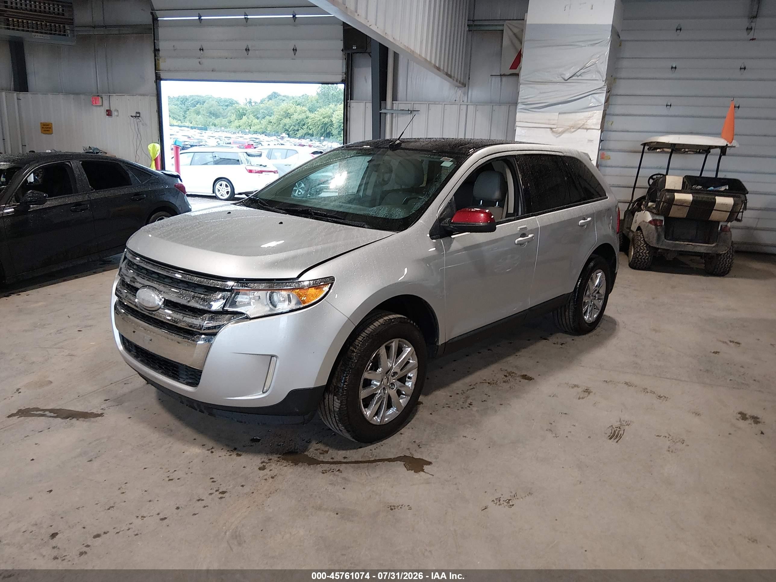 2013 Ford Edge Sel Серебряный vin: 2FMDK4JC2DBE32021