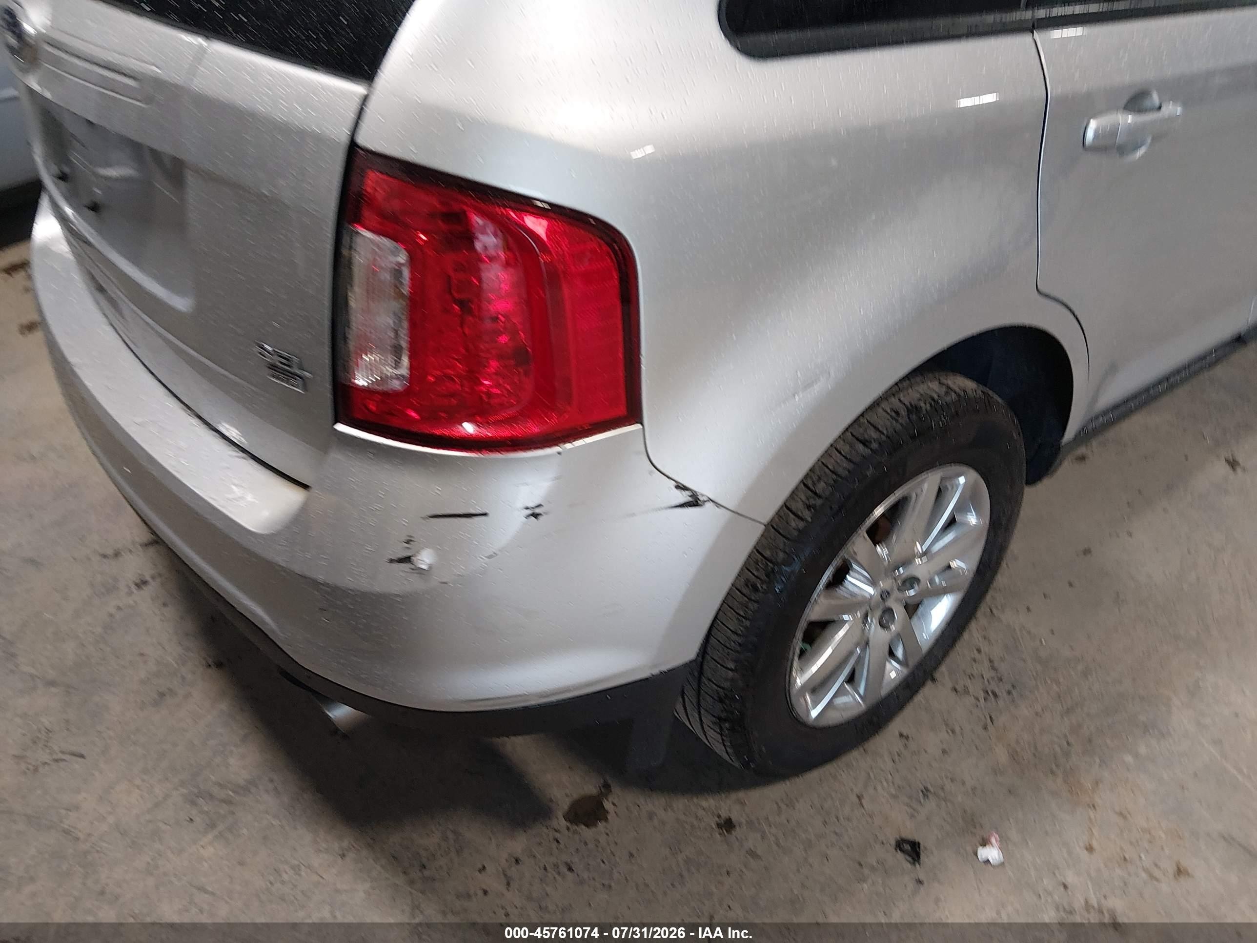 2013 Ford Edge Sel Серебряный vin: 2FMDK4JC2DBE32021