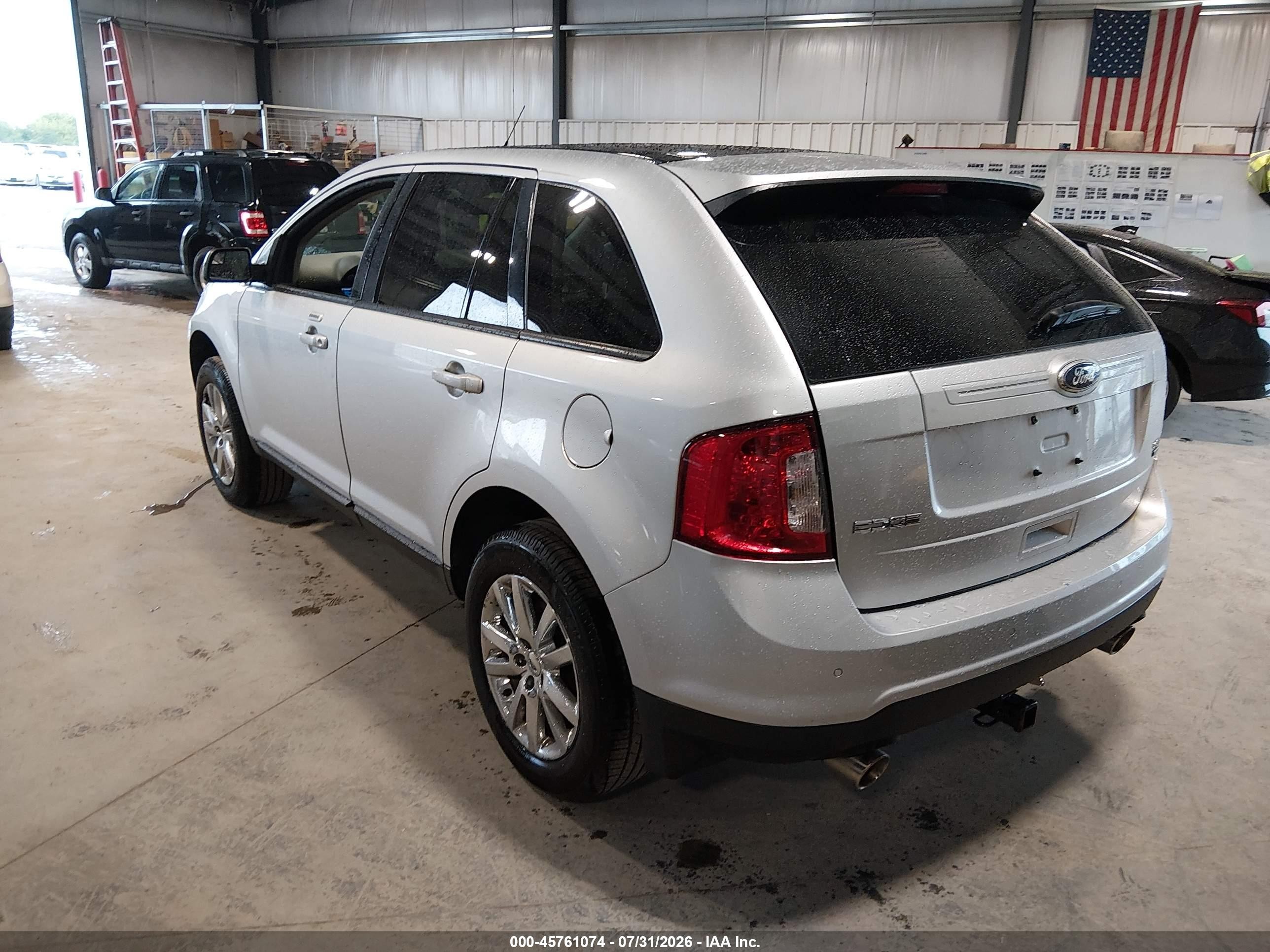 2013 Ford Edge Sel Серебряный vin: 2FMDK4JC2DBE32021