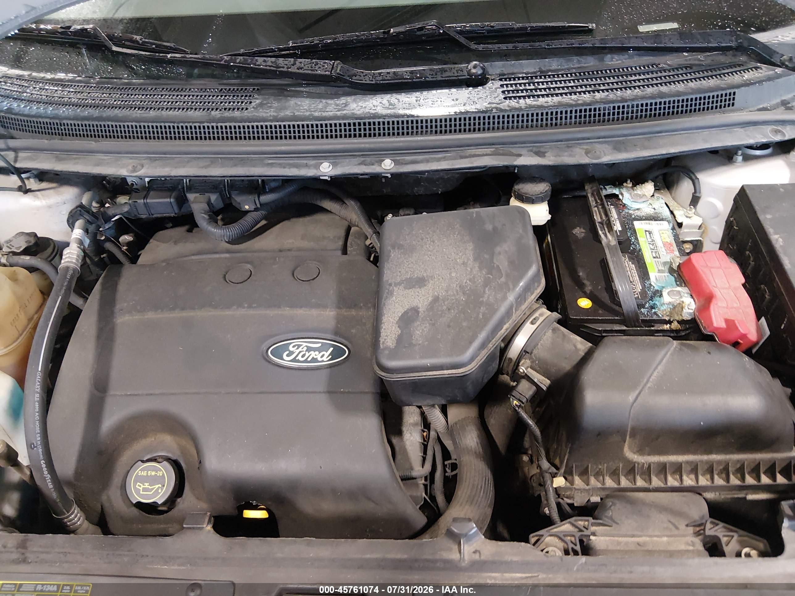 2013 Ford Edge Sel Серебряный vin: 2FMDK4JC2DBE32021