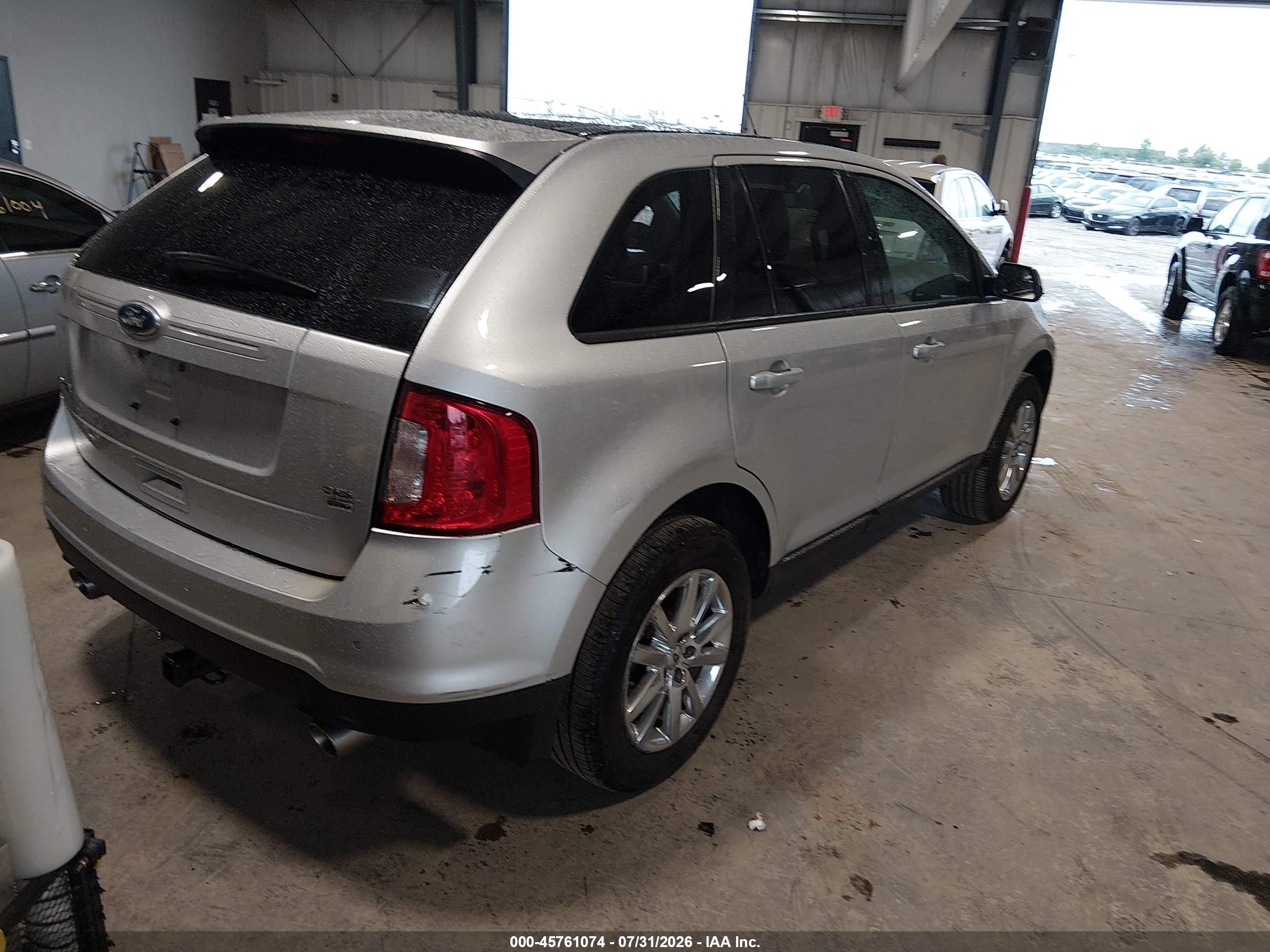2013 Ford Edge Sel Серебряный vin: 2FMDK4JC2DBE32021
