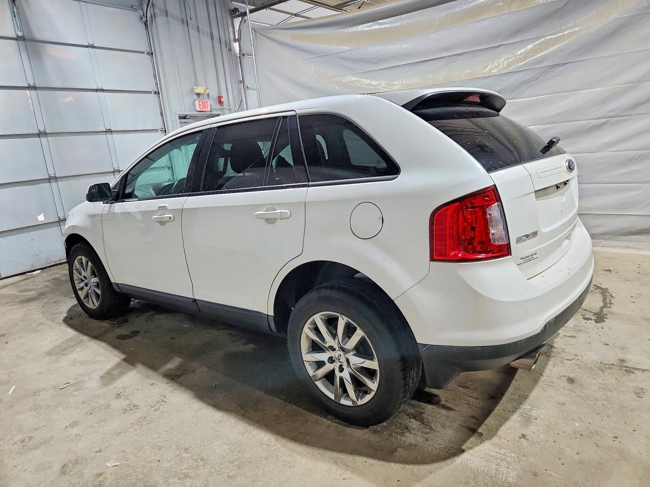 2014 Ford Edge Sel White vin: 2FMDK4JC2EBA00840