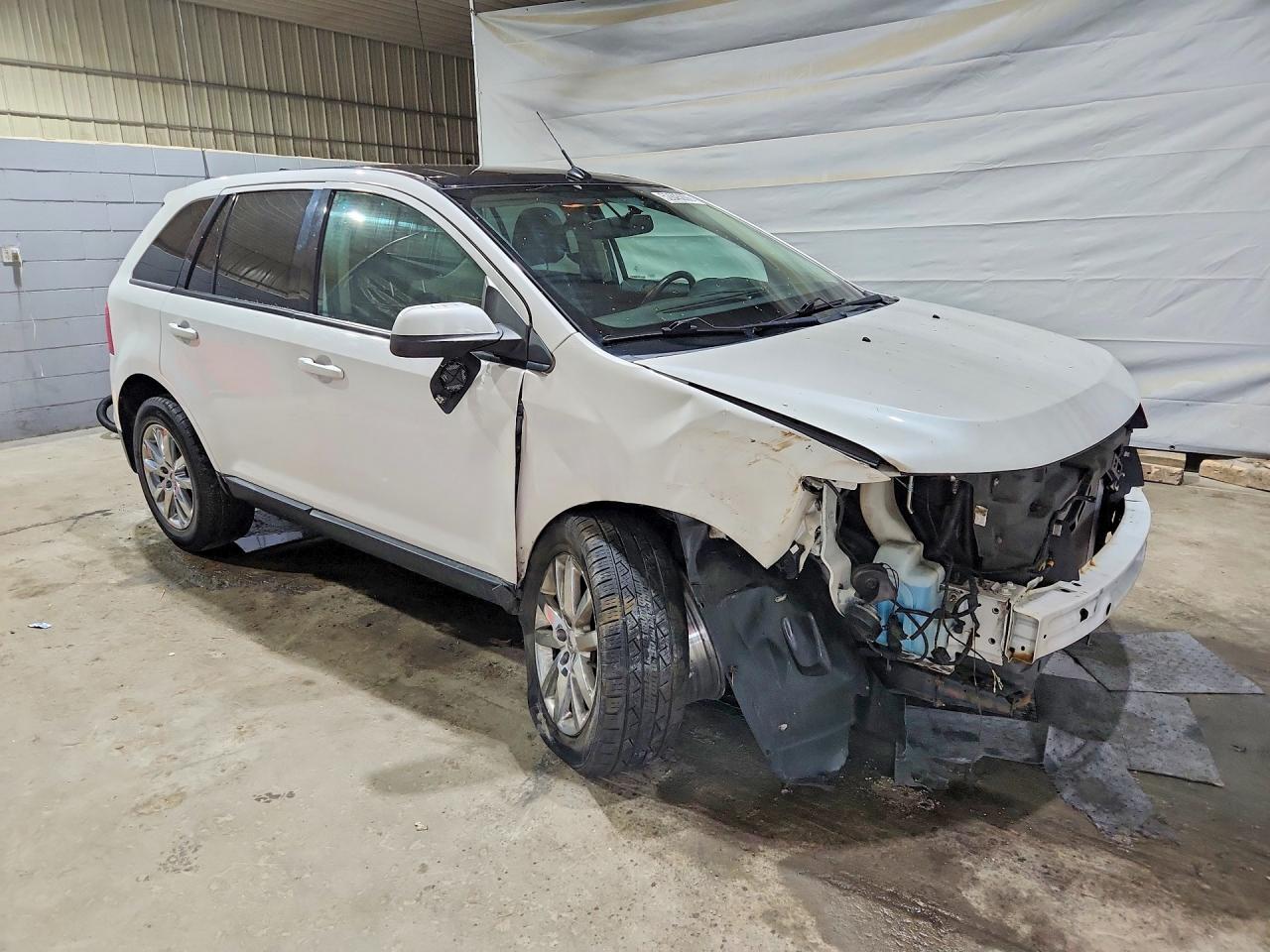 2014 Ford Edge Sel White vin: 2FMDK4JC2EBA00840