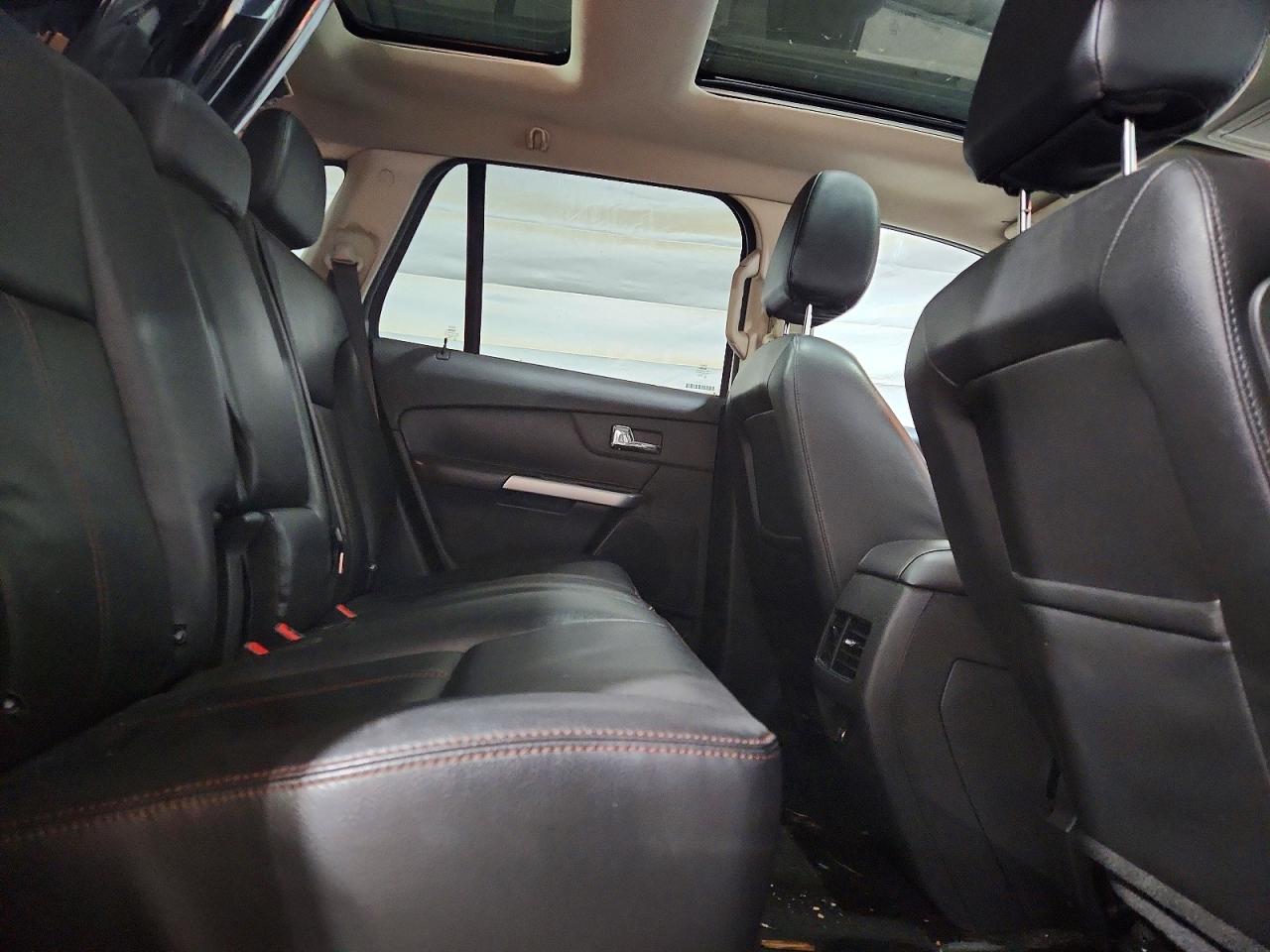2014 Ford Edge Sel White vin: 2FMDK4JC2EBA00840