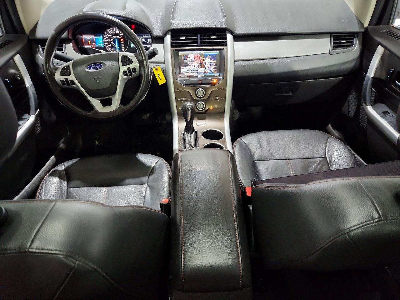 2014 Ford Edge Sel White vin: 2FMDK4JC2EBA00840