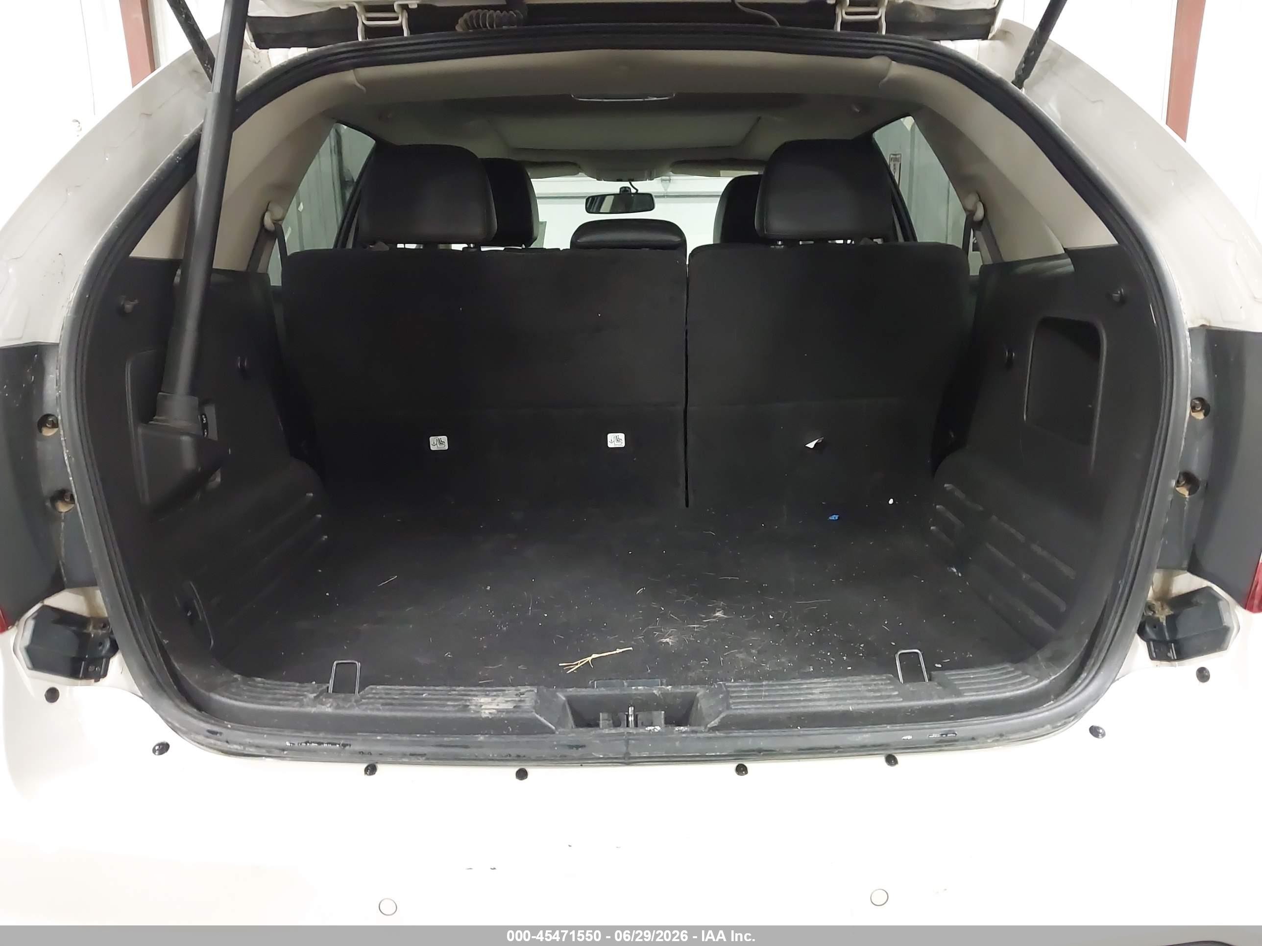 2014 Ford Edge Sel White vin: 2FMDK4JC2EBA23647