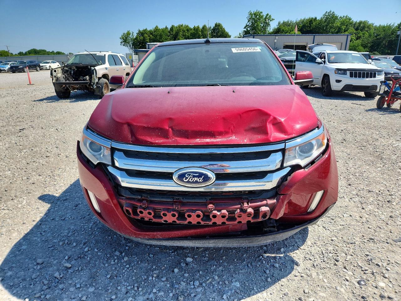 2014 Ford Edge Sel Burgundy vin: 2FMDK4JC2EBA35216