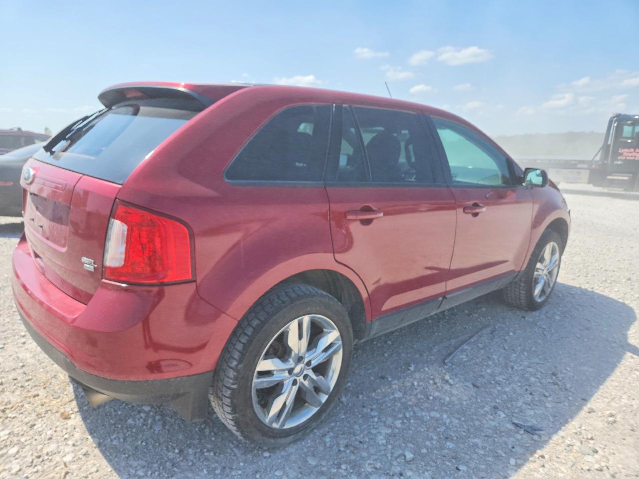 2014 Ford Edge Sel Burgundy vin: 2FMDK4JC2EBA35216