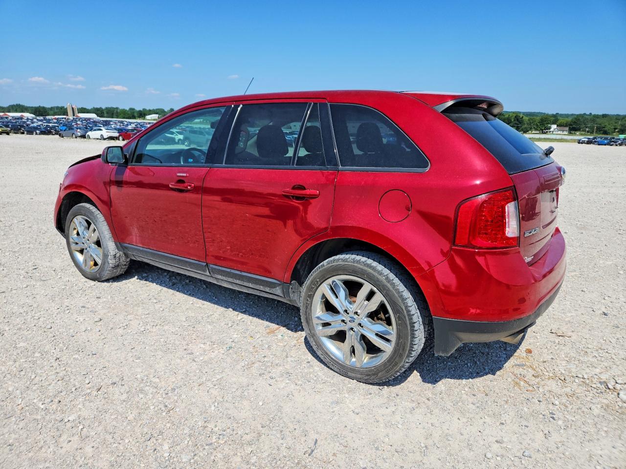 2014 Ford Edge Sel Burgundy vin: 2FMDK4JC2EBA35216
