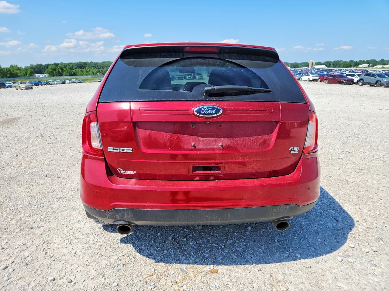 2014 Ford Edge Sel Burgundy vin: 2FMDK4JC2EBA35216