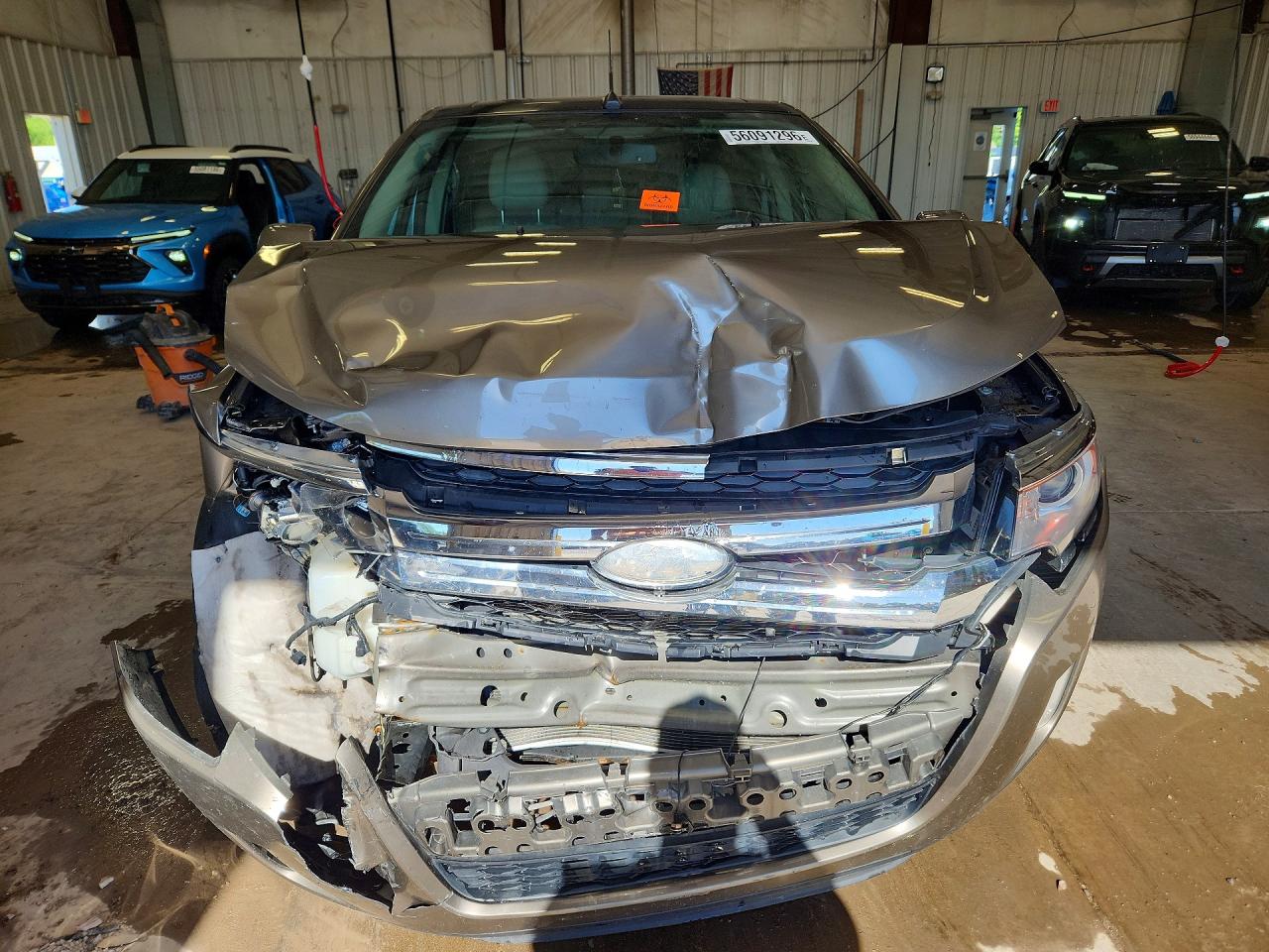 2014 Ford Edge Sel Tan vin: 2FMDK4JC2EBA57684