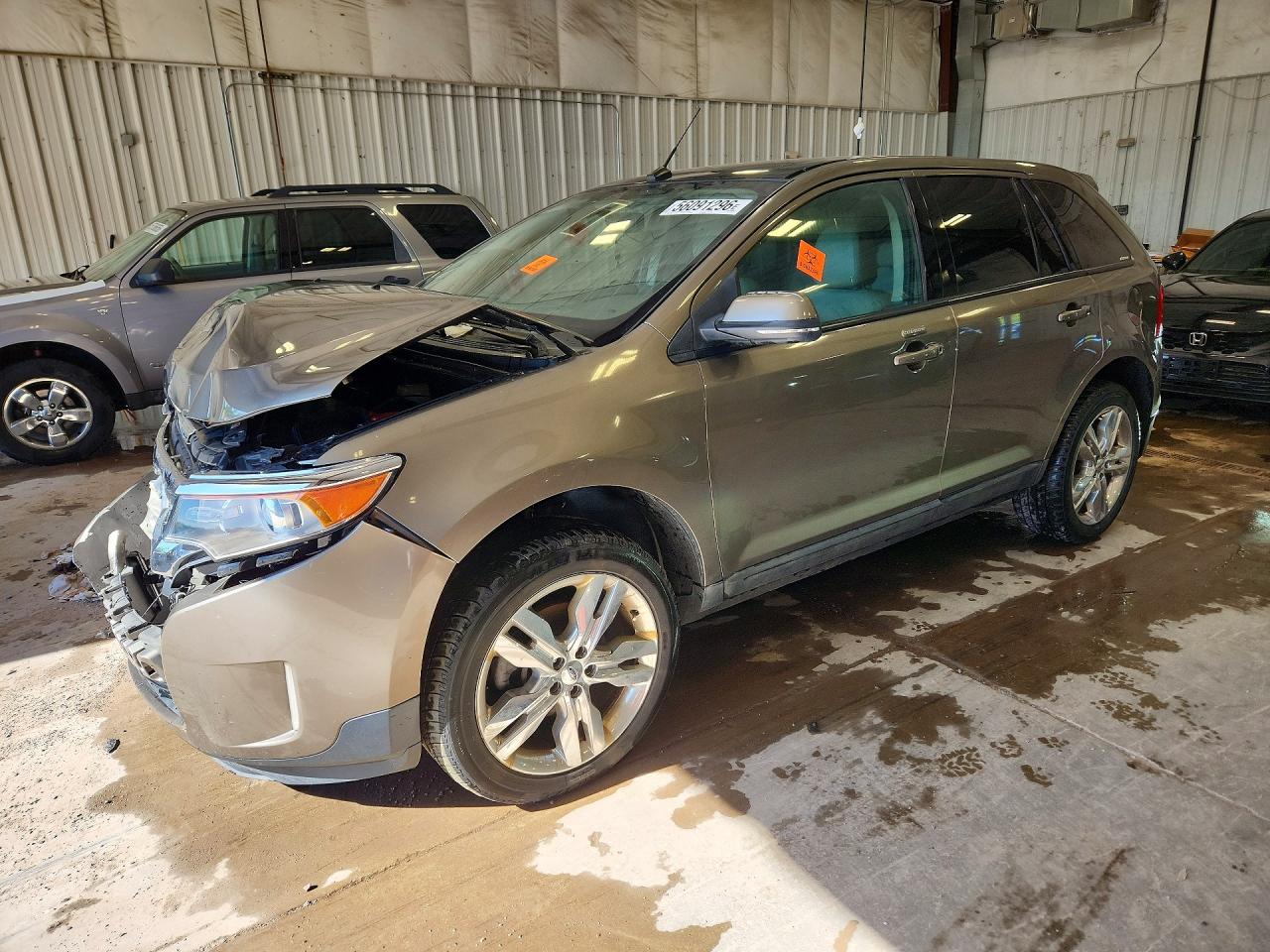 2014 Ford Edge Sel Tan vin: 2FMDK4JC2EBA57684