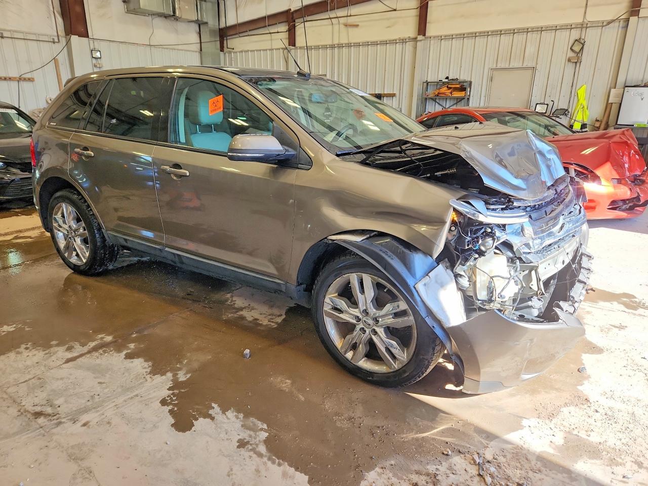 2014 Ford Edge Sel Tan vin: 2FMDK4JC2EBA57684